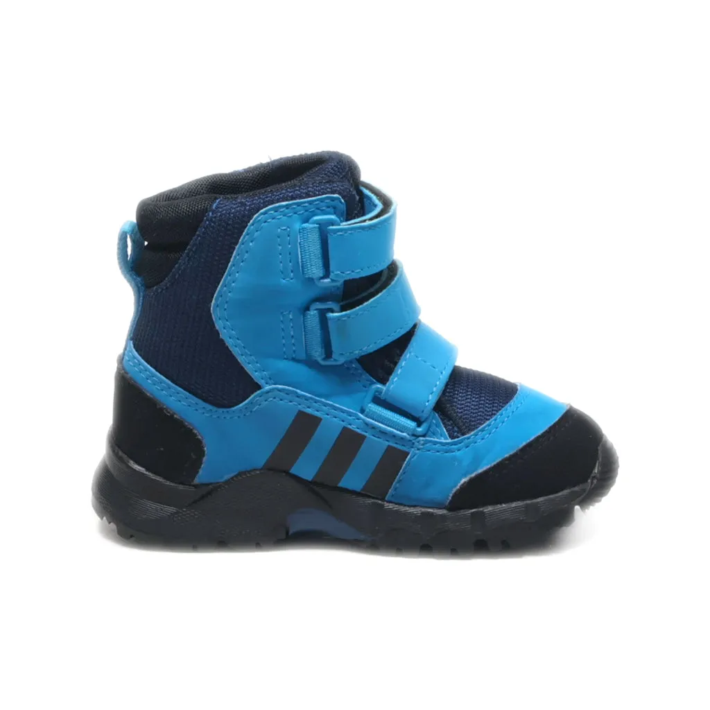 Adidas Holtanna Snow Boots Fabric Blue Colour For Kids