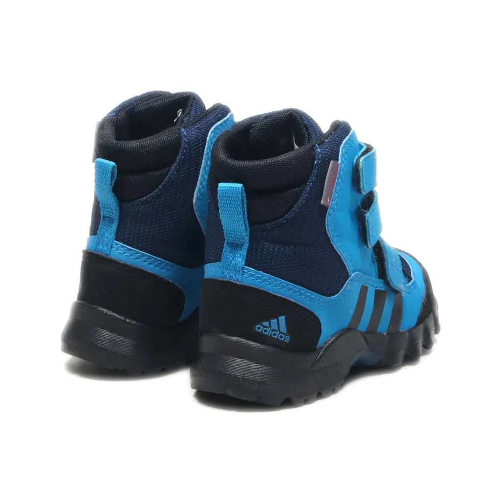 Adidas Holtanna Snow Boots Fabric Blue Colour For Kids