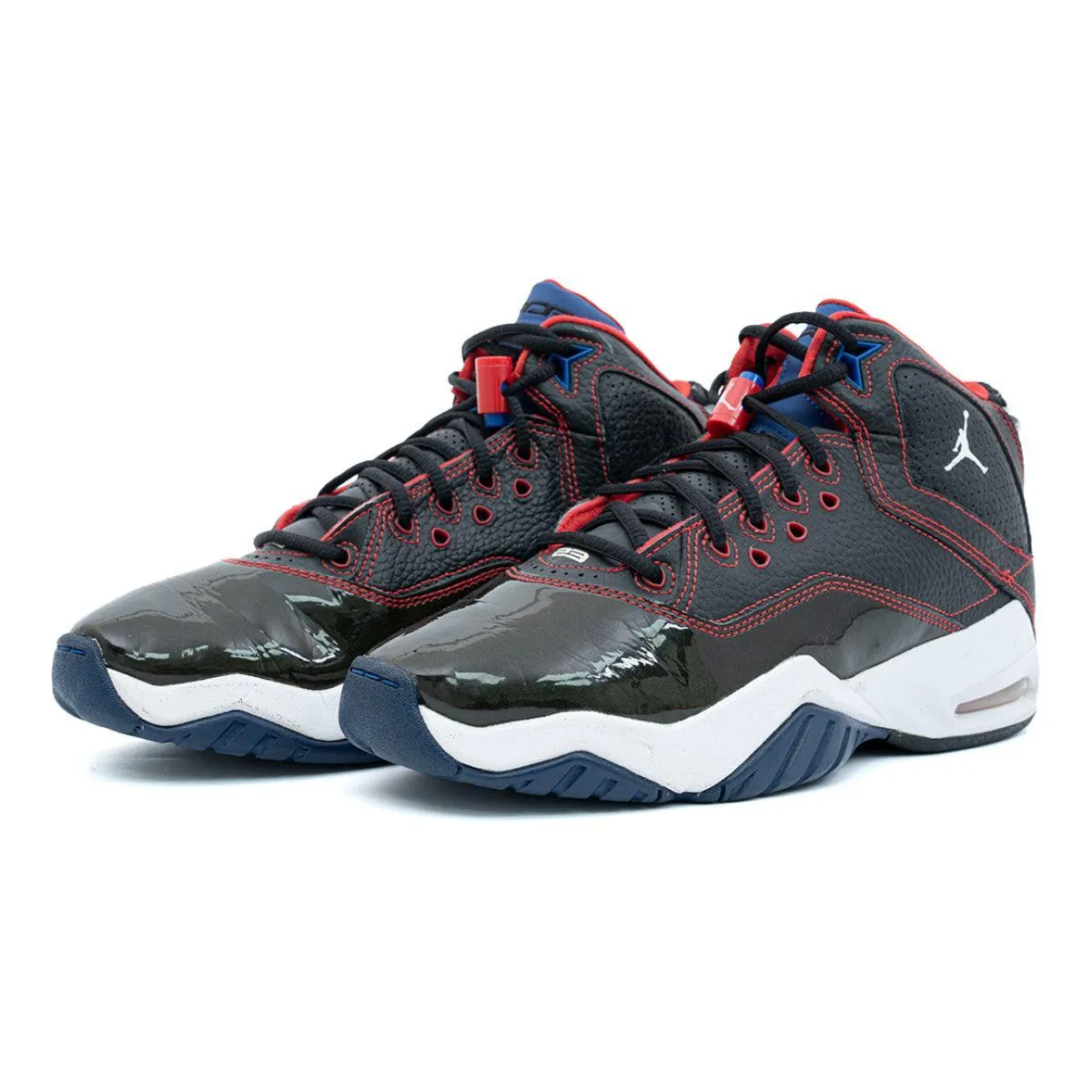 Air Jordan B'Loyal Gs Basketball Sport Shoes Leather Black Colour For Kids