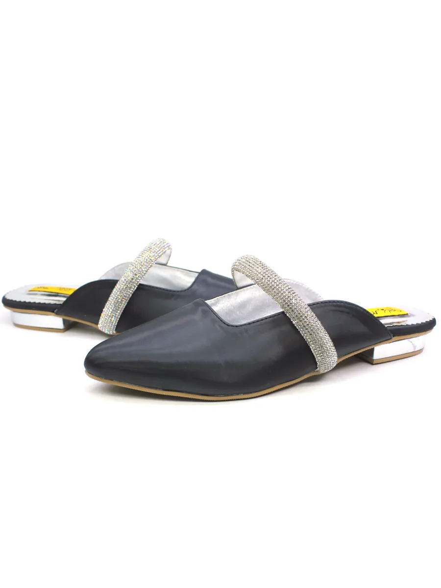 Black Casual Back Open