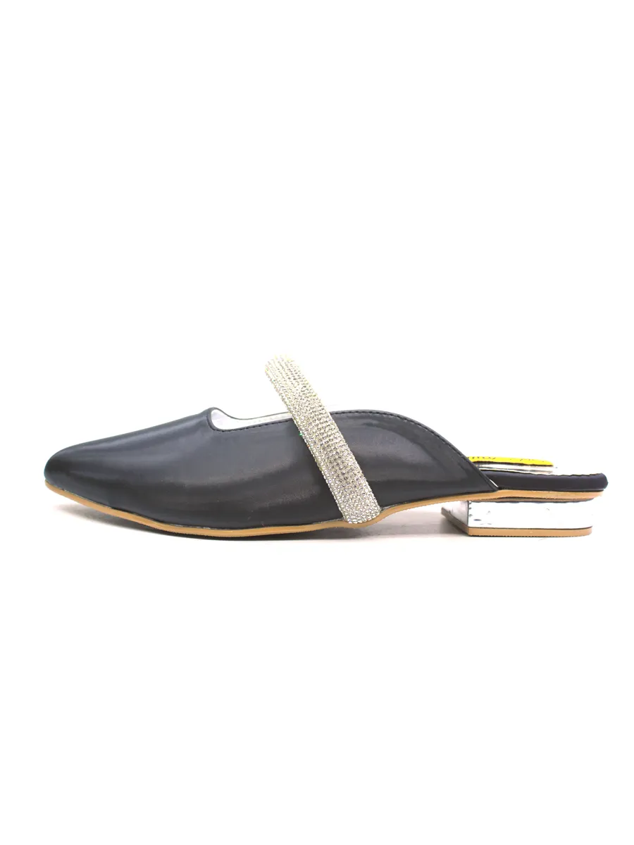Black Casual Back Open