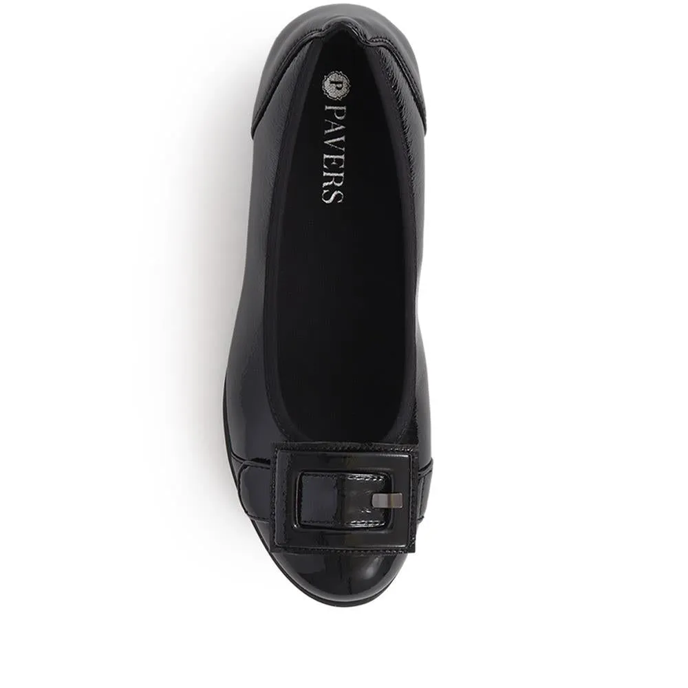 Buckle-Detailed Ballet Pumps  - WBINS40201 / 326 125