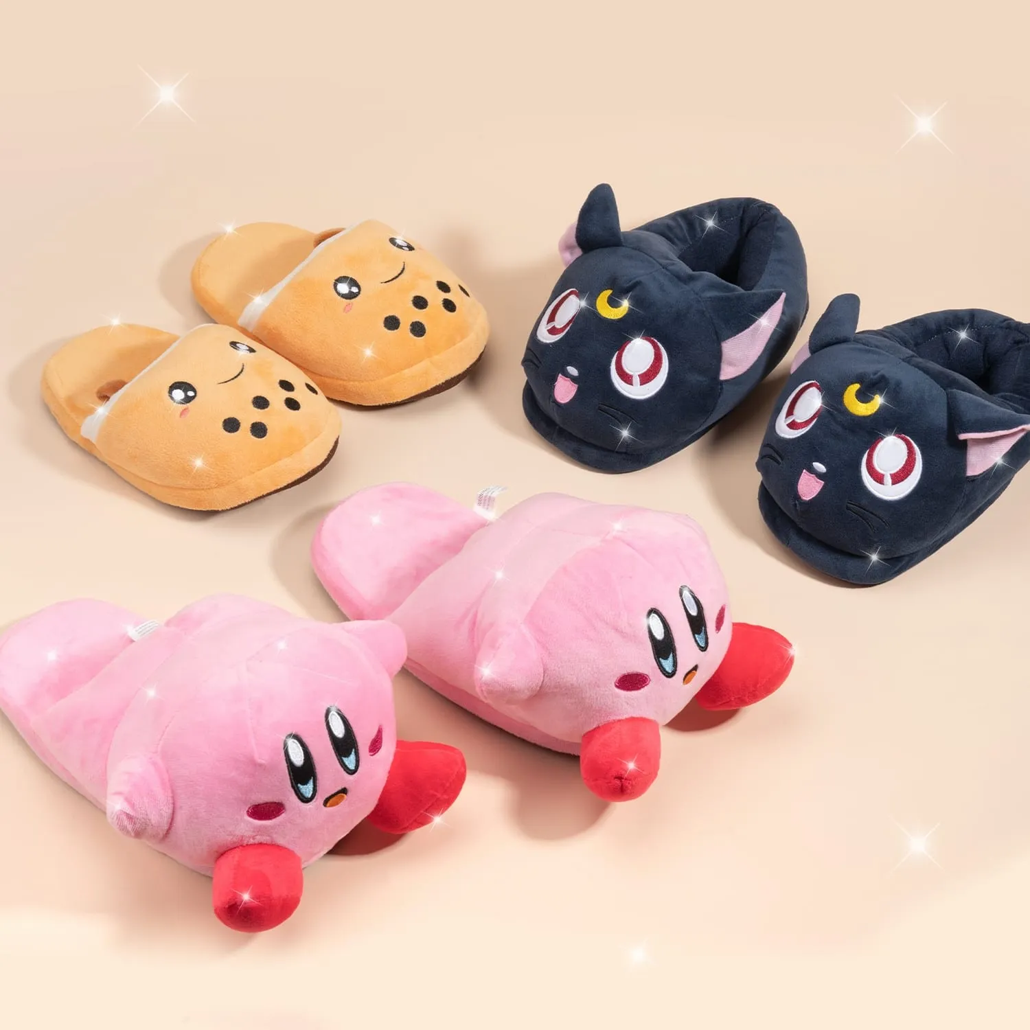 Cat Slippers - Women Moon Anime Luna Blue