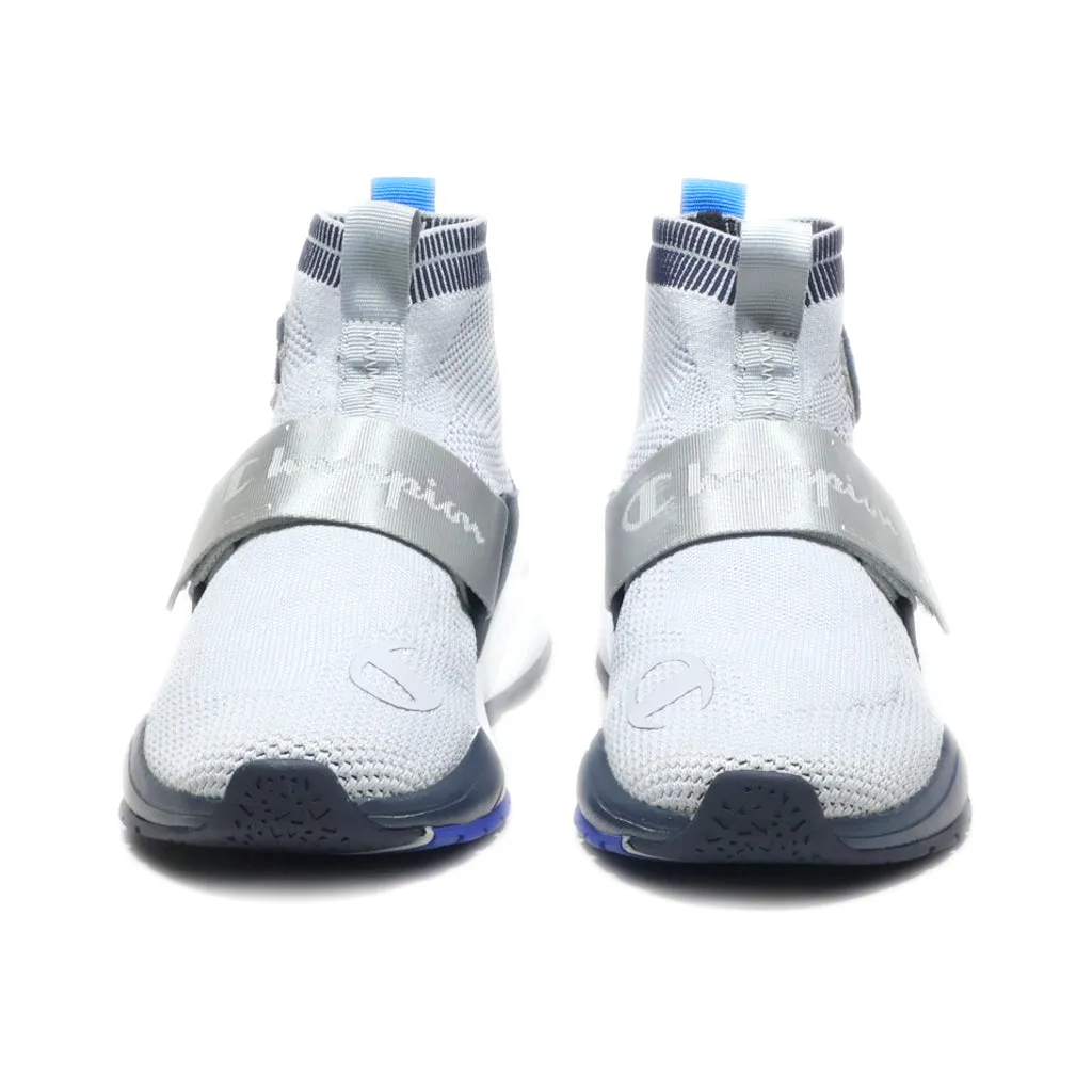 Champion Rally Lockdown High-Top Sneakers Fabric Grey Colour For Women
