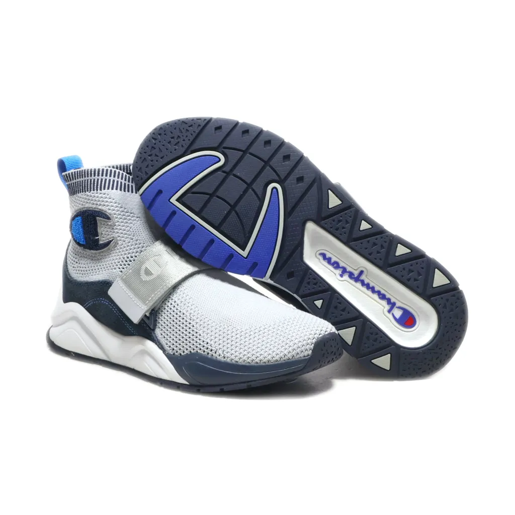 Champion Rally Lockdown High-Top Sneakers Fabric Grey Colour For Women