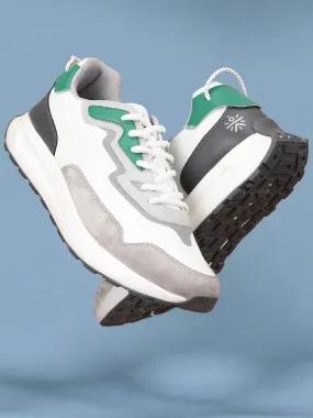 Cult Men's StarDust Sneaker Shoes - White/Green