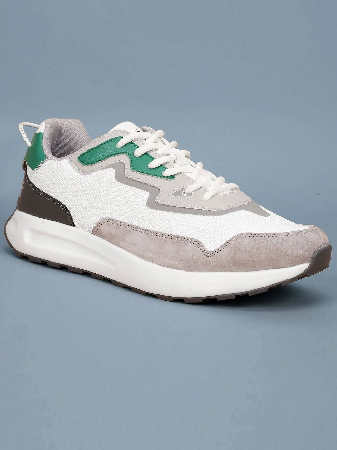 Cult Men's StarDust Sneaker Shoes - White/Green