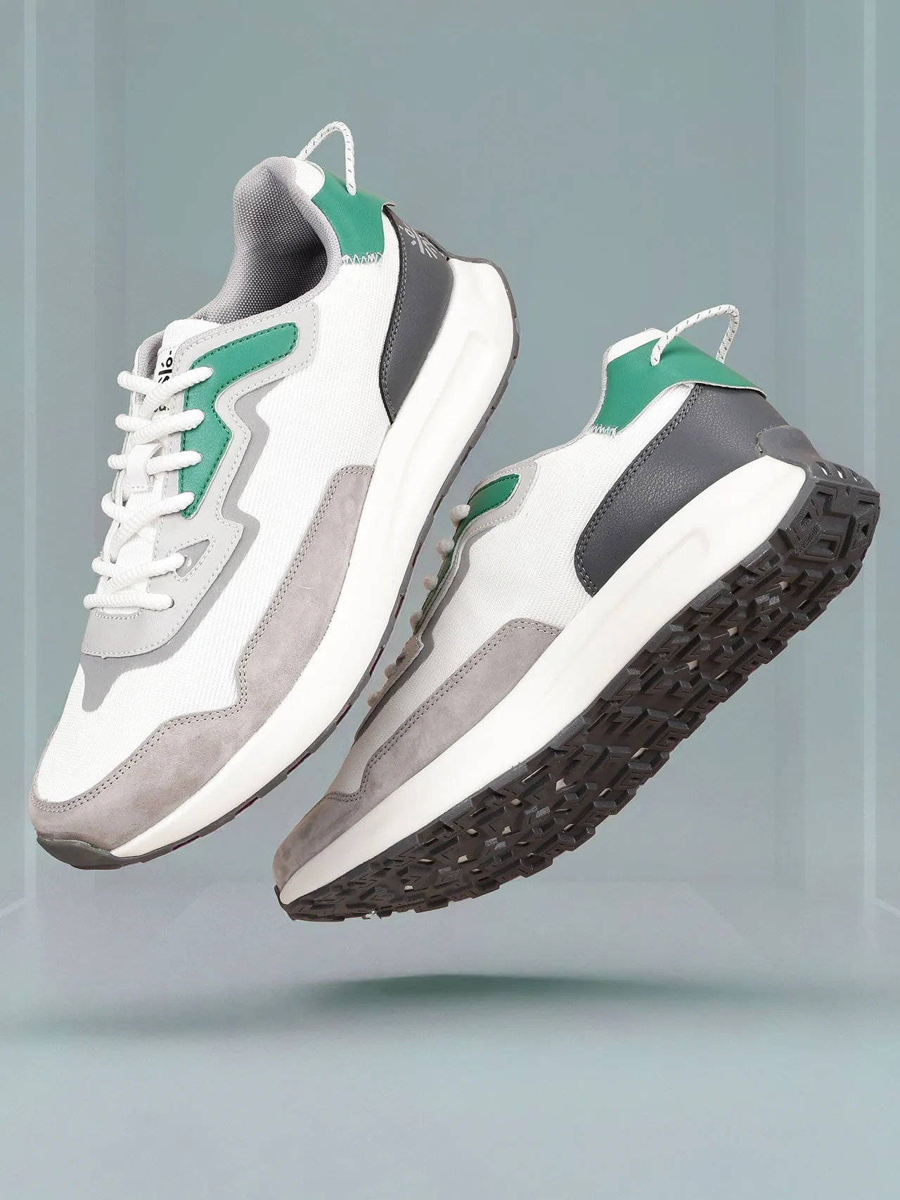 Cult Men's StarDust Sneaker Shoes - White/Green