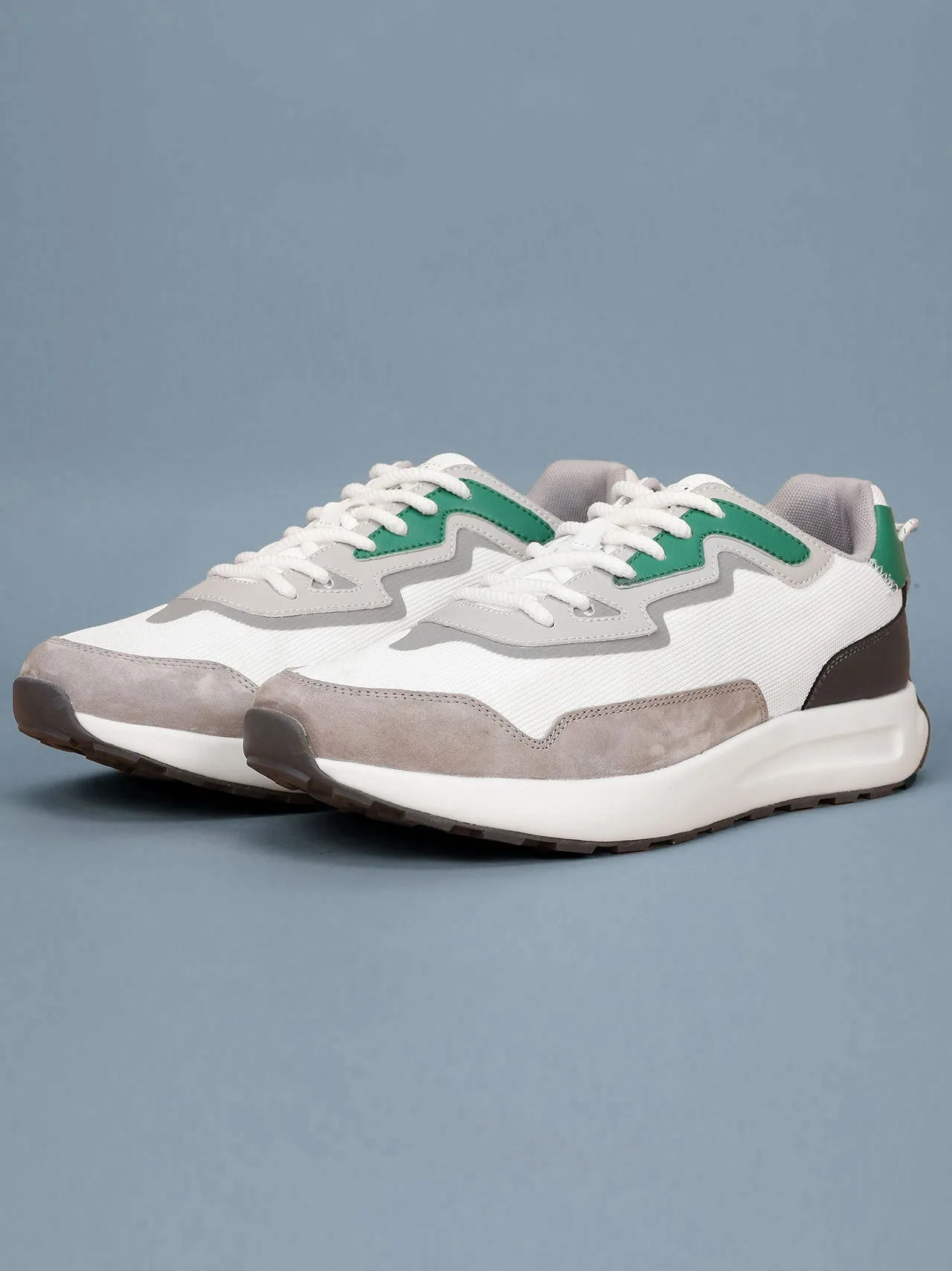 Cult Men's StarDust Sneaker Shoes - White/Green