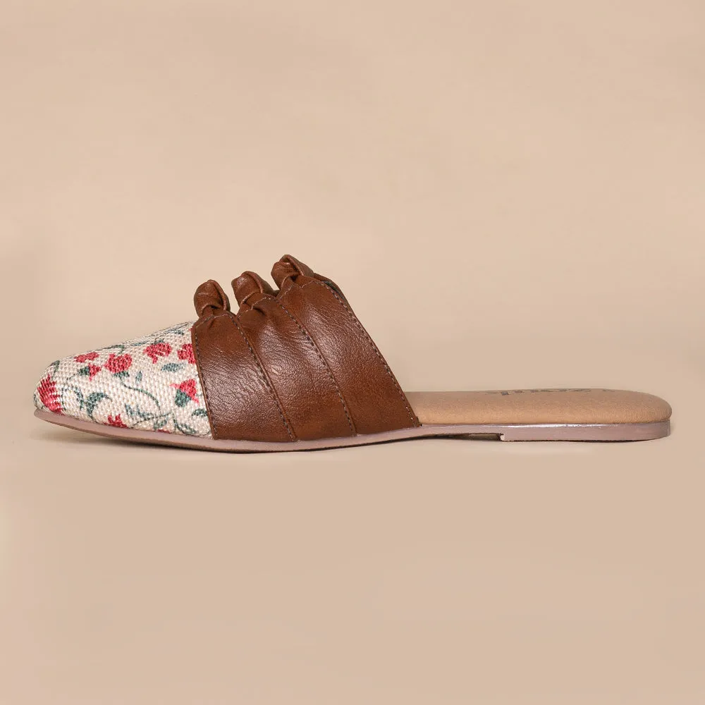 Deccan Garden Knotted Mule