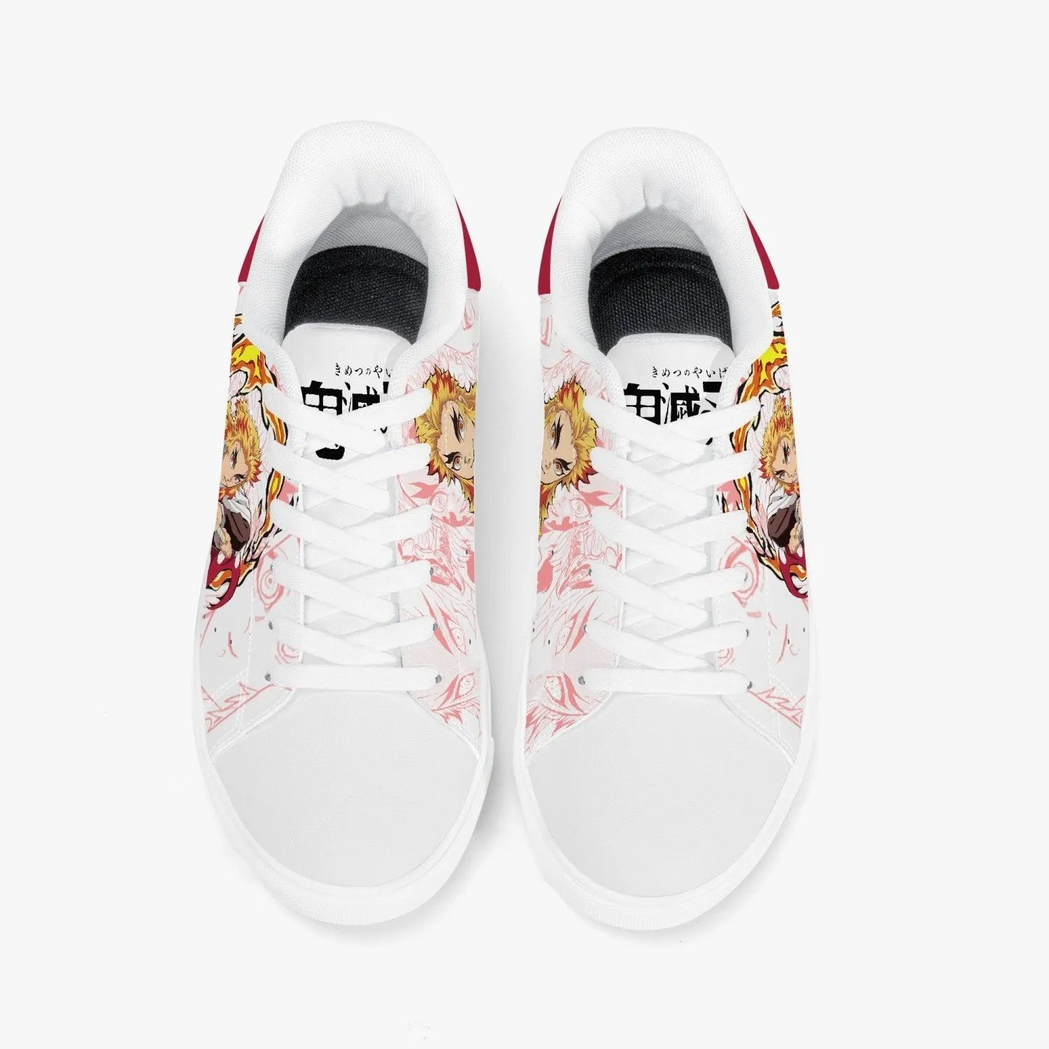 Demon Slayer Kyojuro Rengoku Skate Anime Shoes