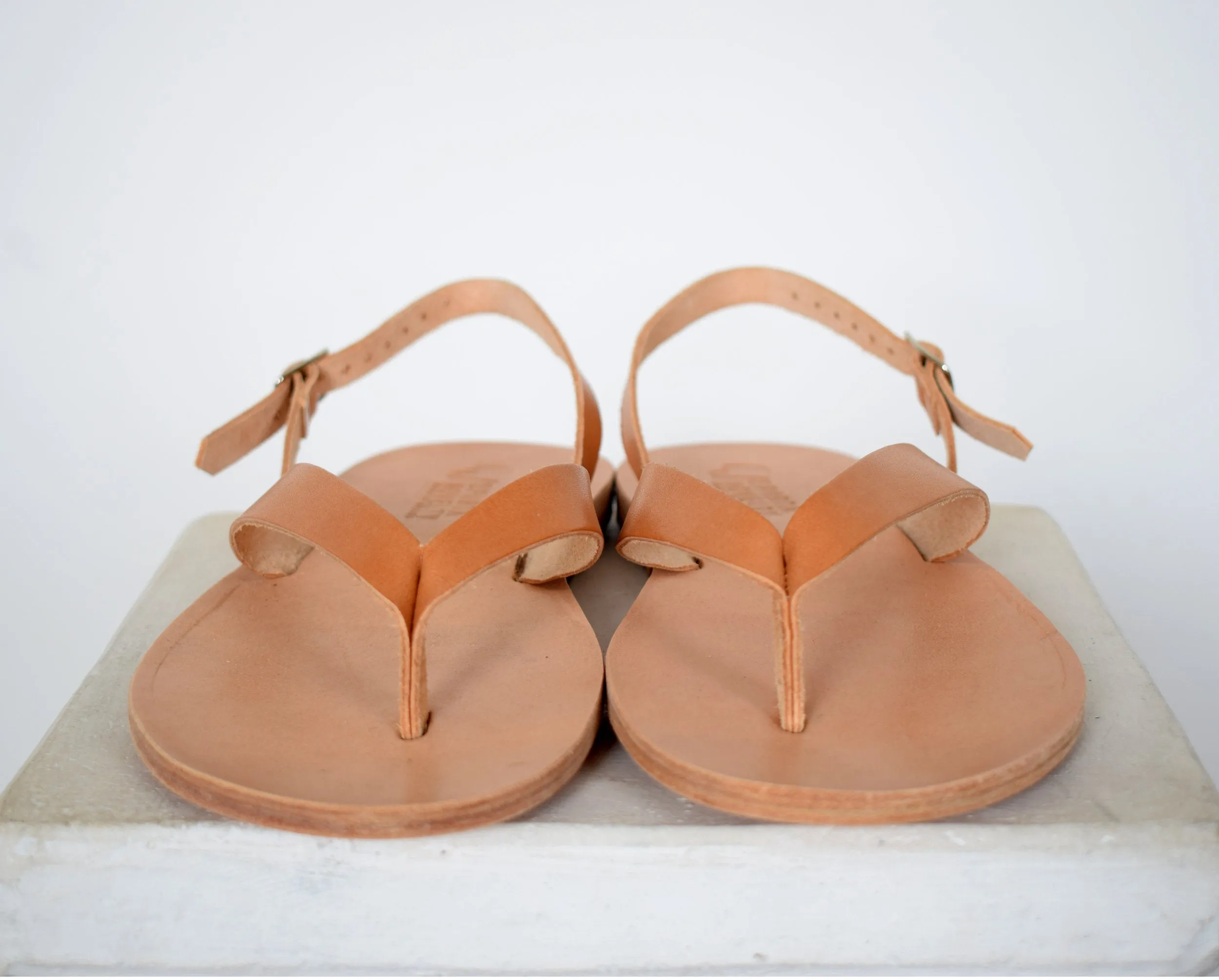 Flip flop Greek Leather sandals Men, Natural Tan Color, Gift For Men, Handmade Sparta High Quality Genuine Leather sandals,