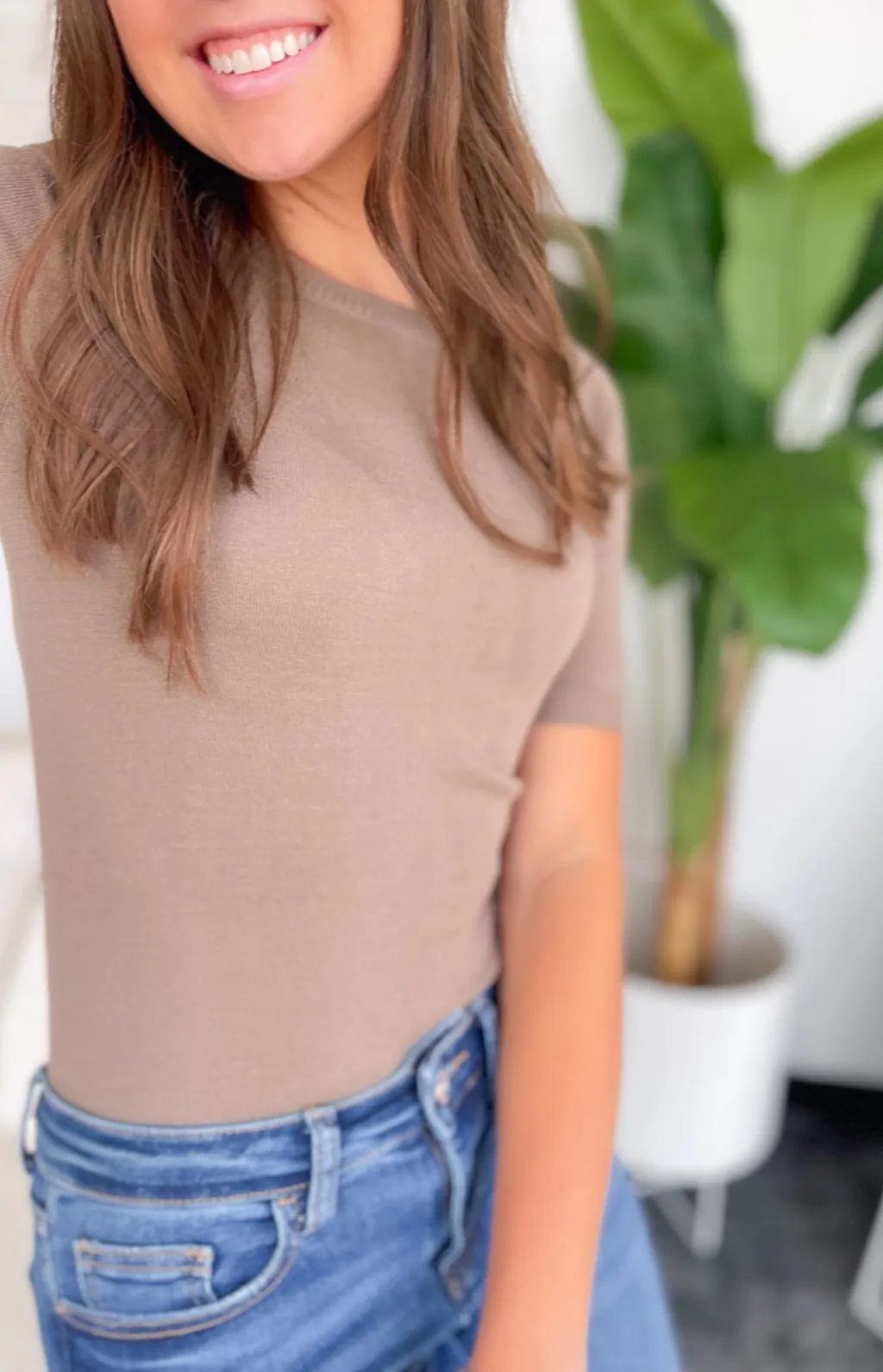 Gabrielle Short Sleeve Top