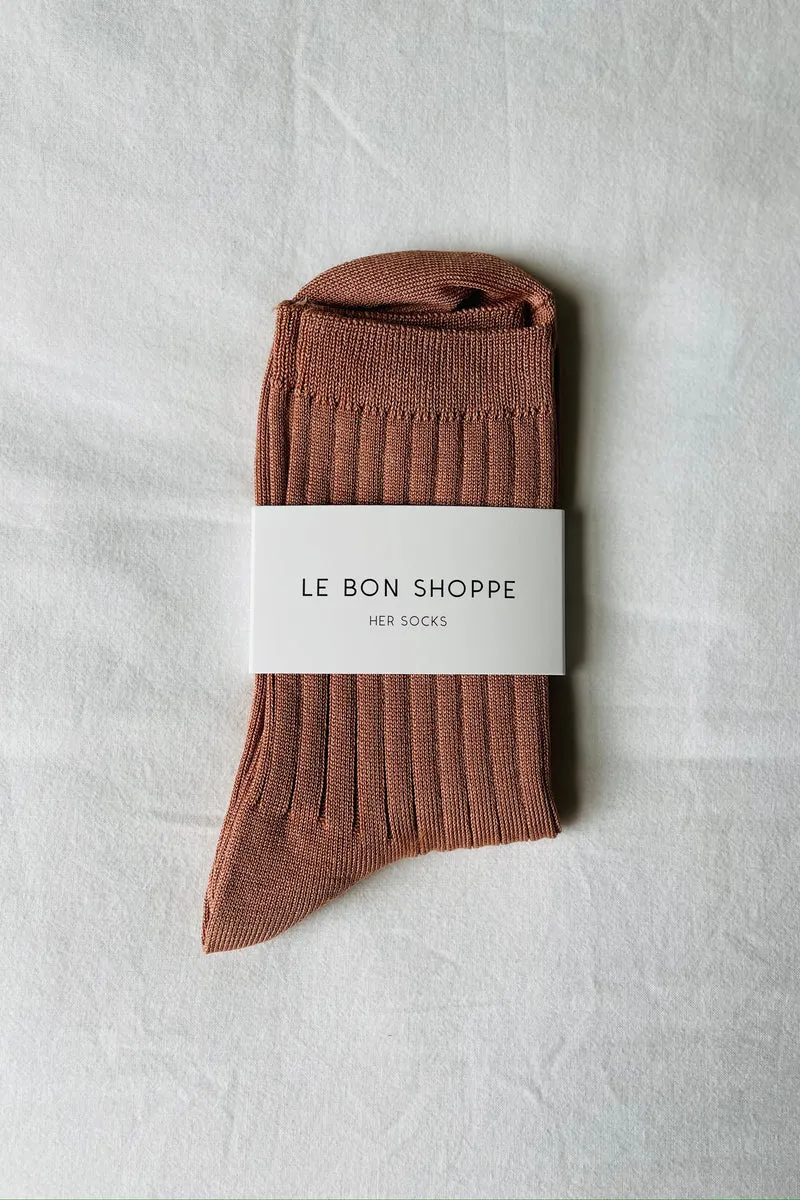 Her Cotton Socks | Nude Peach