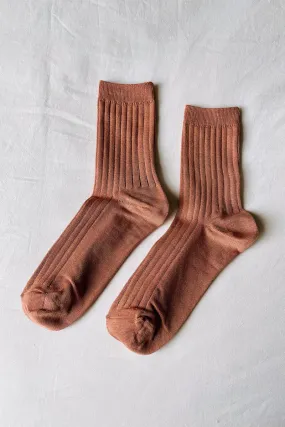 Her Cotton Socks | Nude Peach