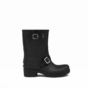 Hunter Original Rubber Biker Boot in Black