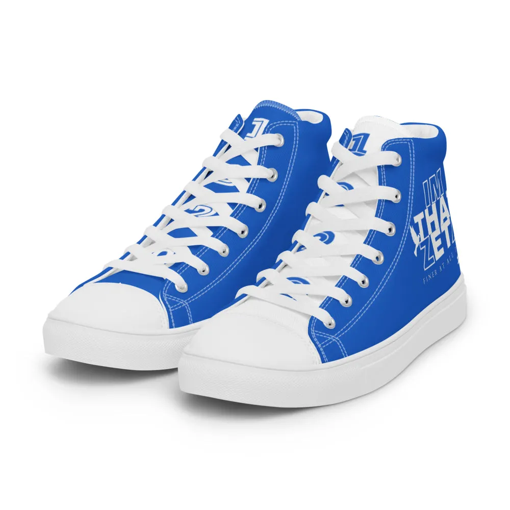 I'M THAT ZETA 1920 high top canvas shoes