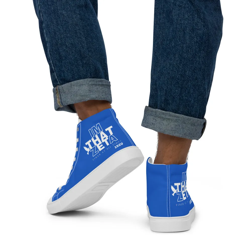 I'M THAT ZETA 1920 high top canvas shoes