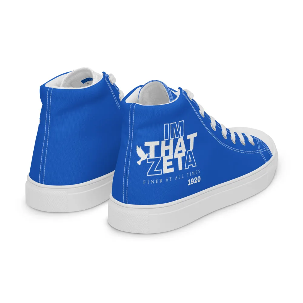 I'M THAT ZETA 1920 high top canvas shoes