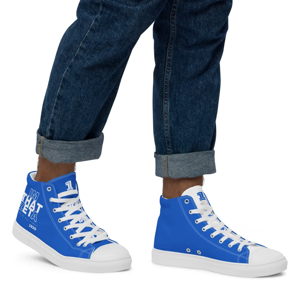 I'M THAT ZETA 1920 high top canvas shoes