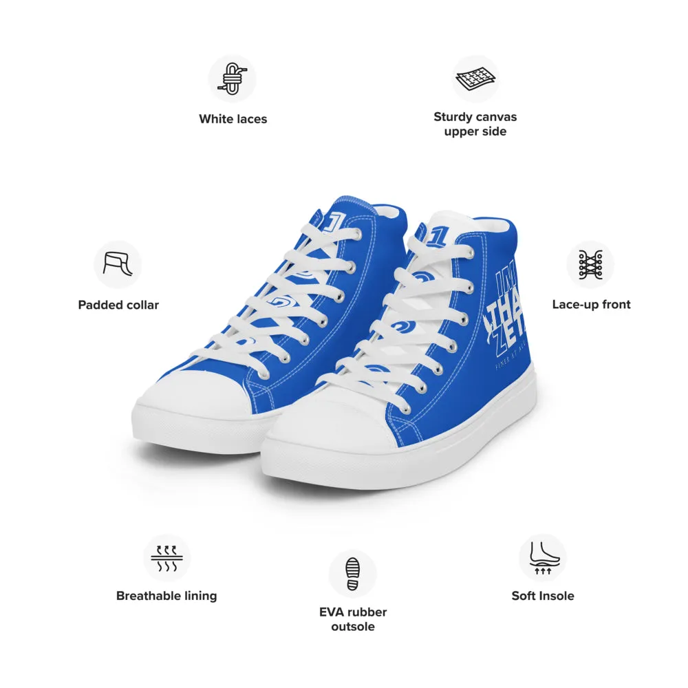 I'M THAT ZETA 1920 high top canvas shoes