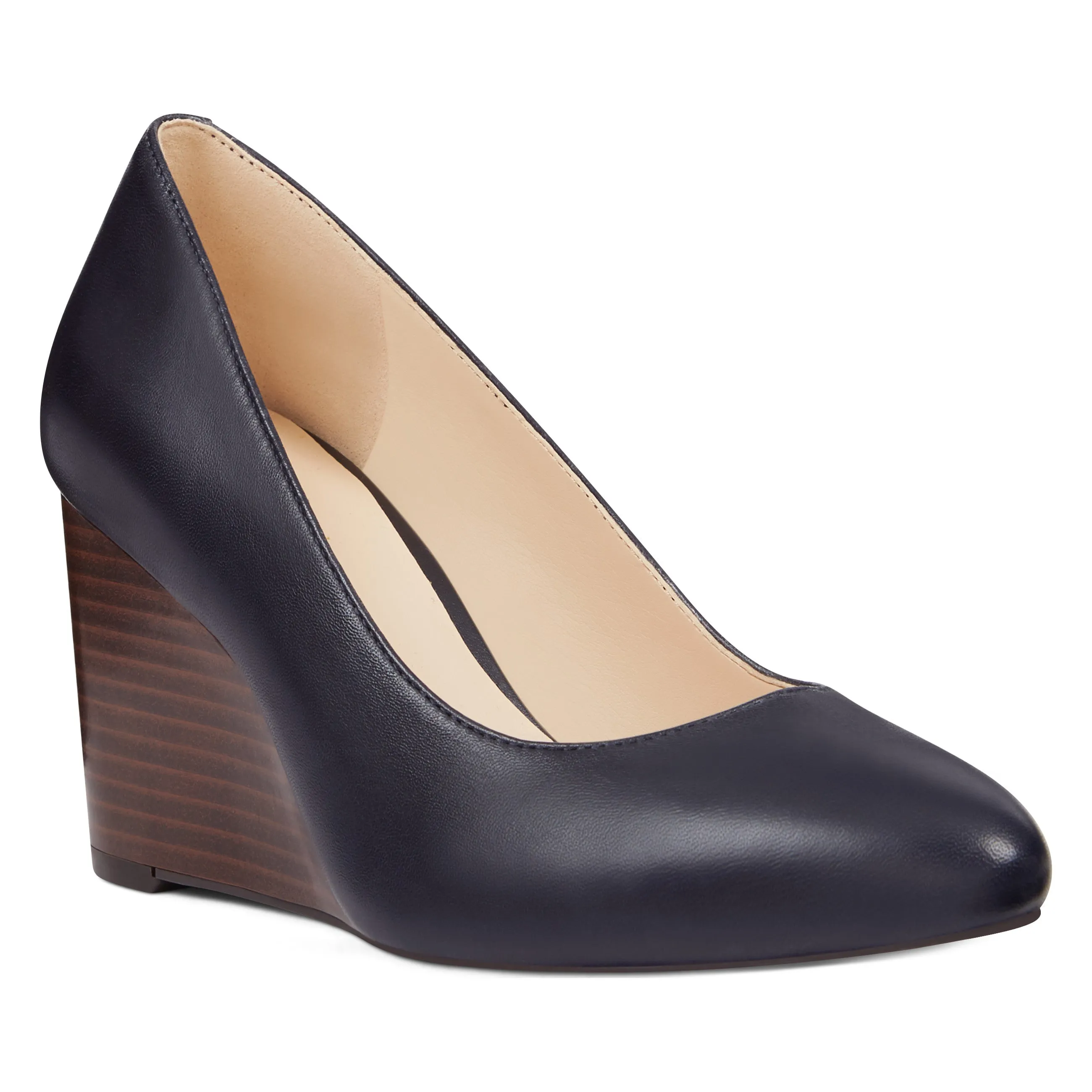 Jazzin Almond Toe Wedges