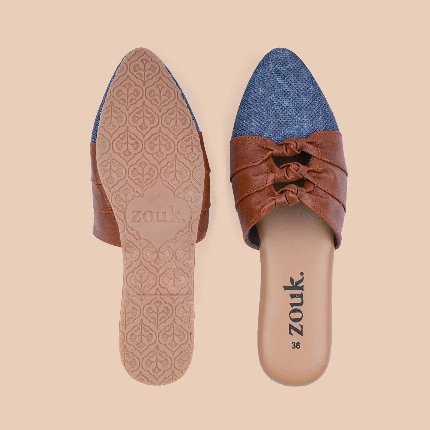 Kochi Marine Knotted Mules