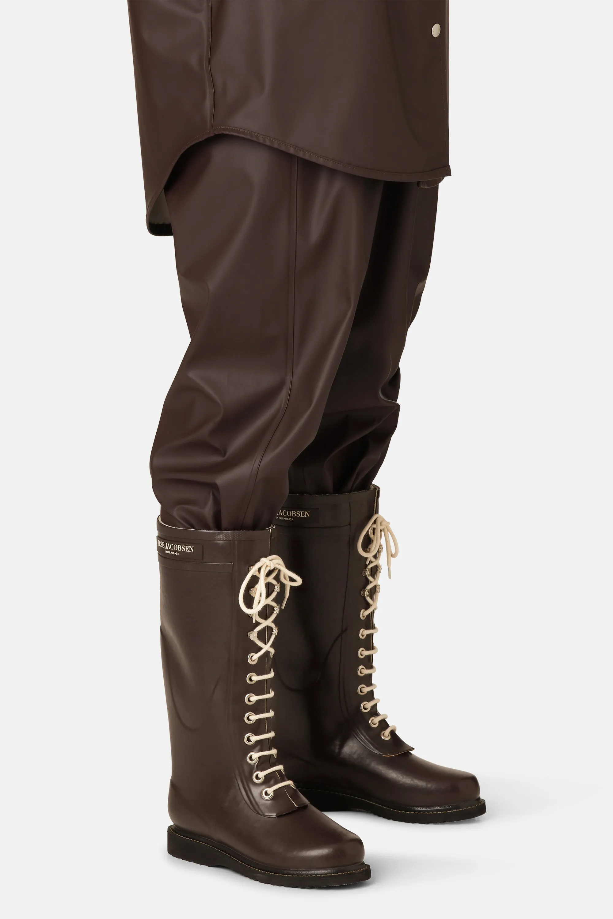 Long Rubber Boots - Ganache