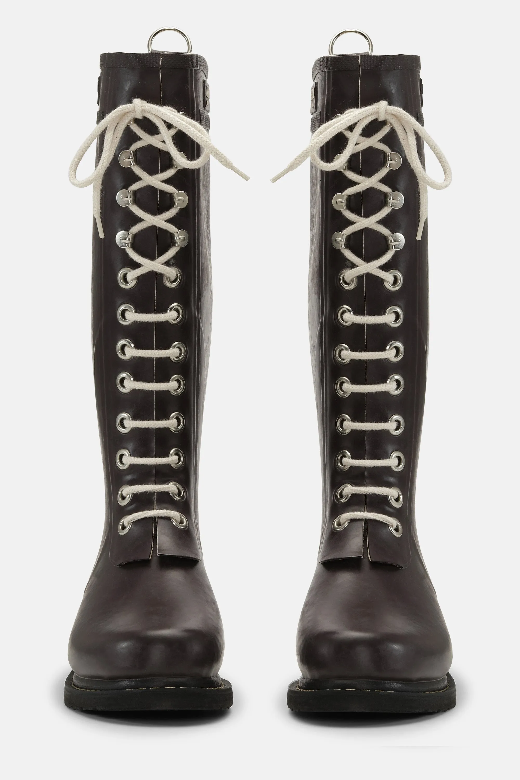 Long Rubber Boots - Ganache