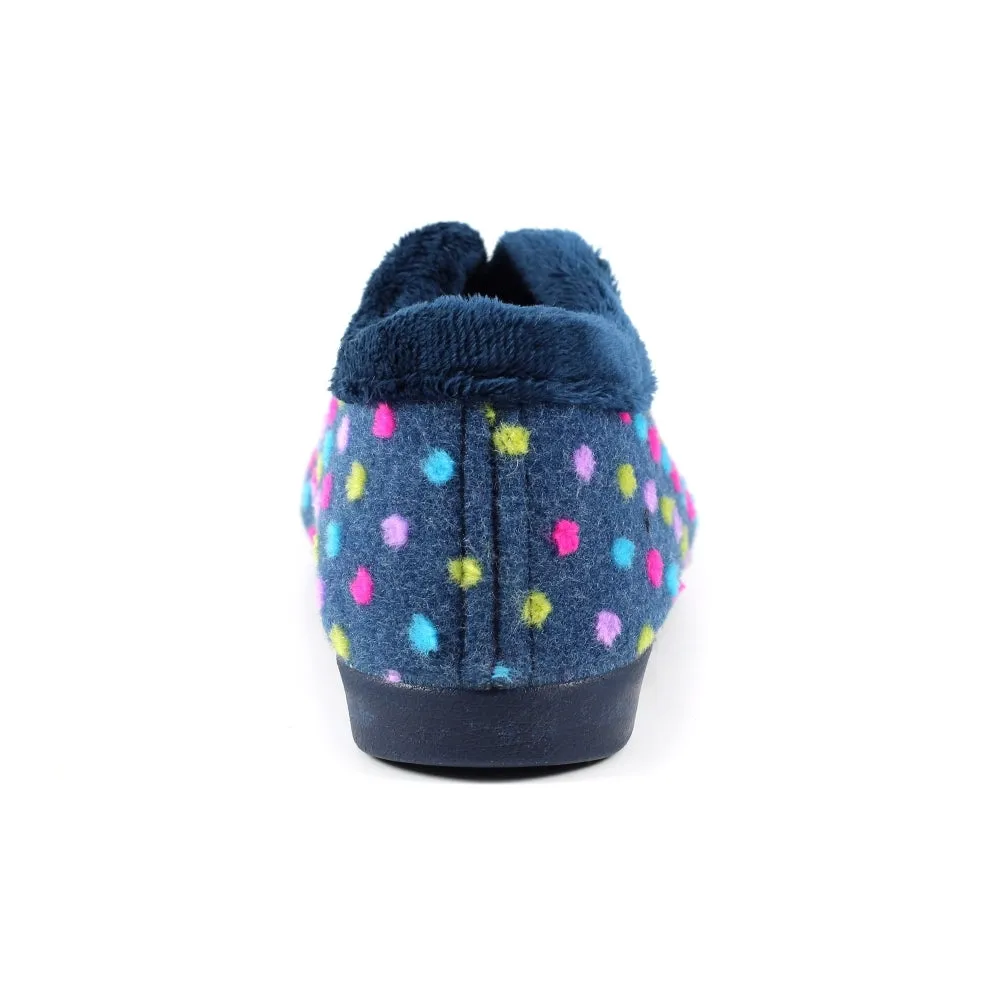 Lunar Women's KLZ065 Tennessee Full Slippers Blue