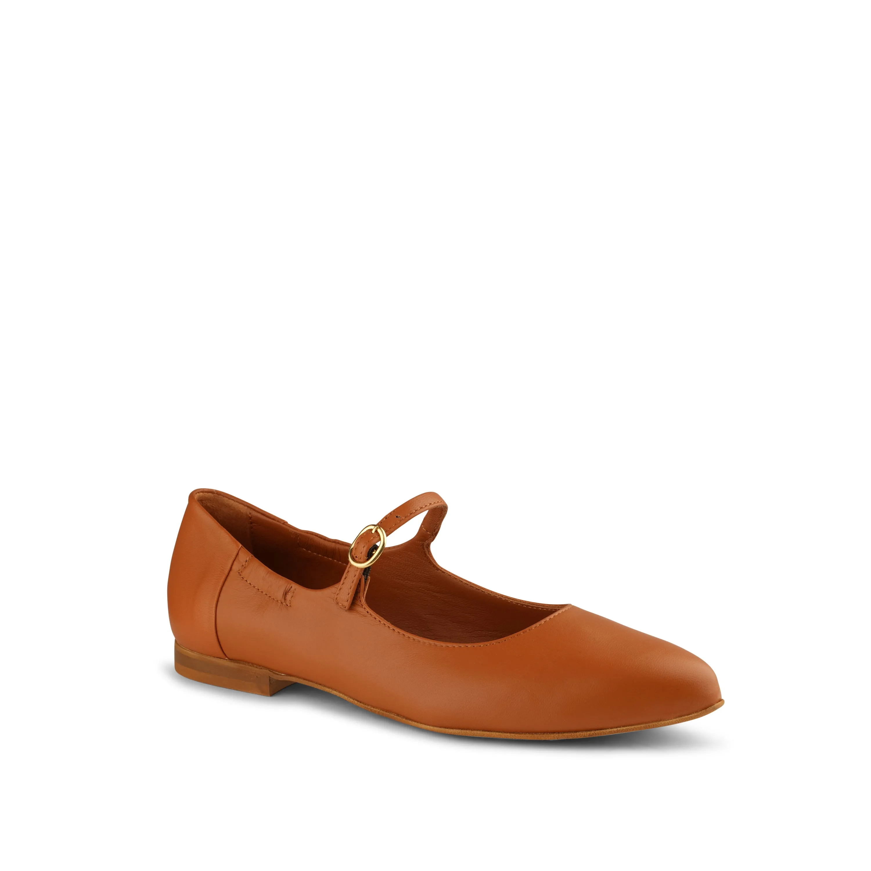 Melia Flexlite Flats Chestnut