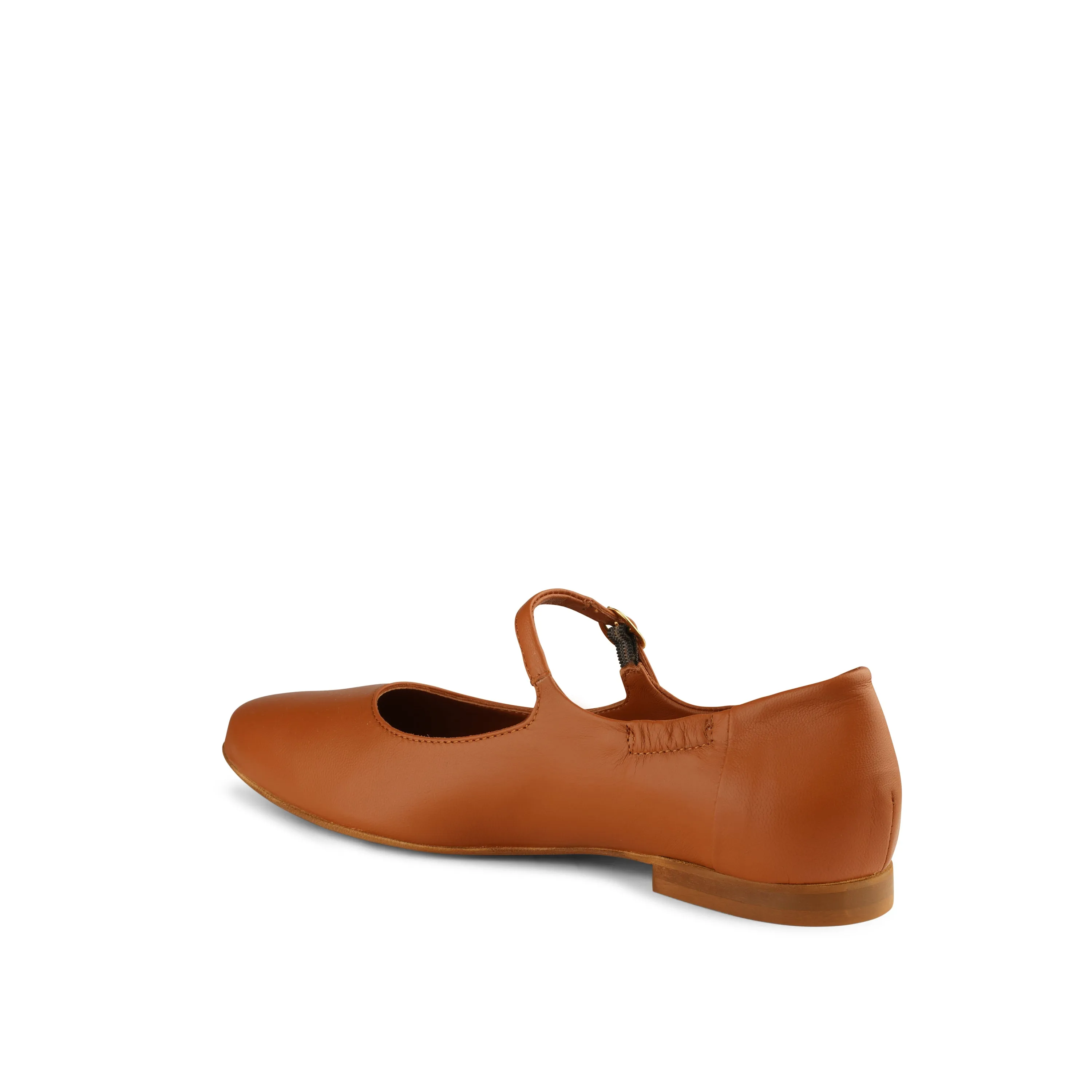 Melia Flexlite Flats Chestnut