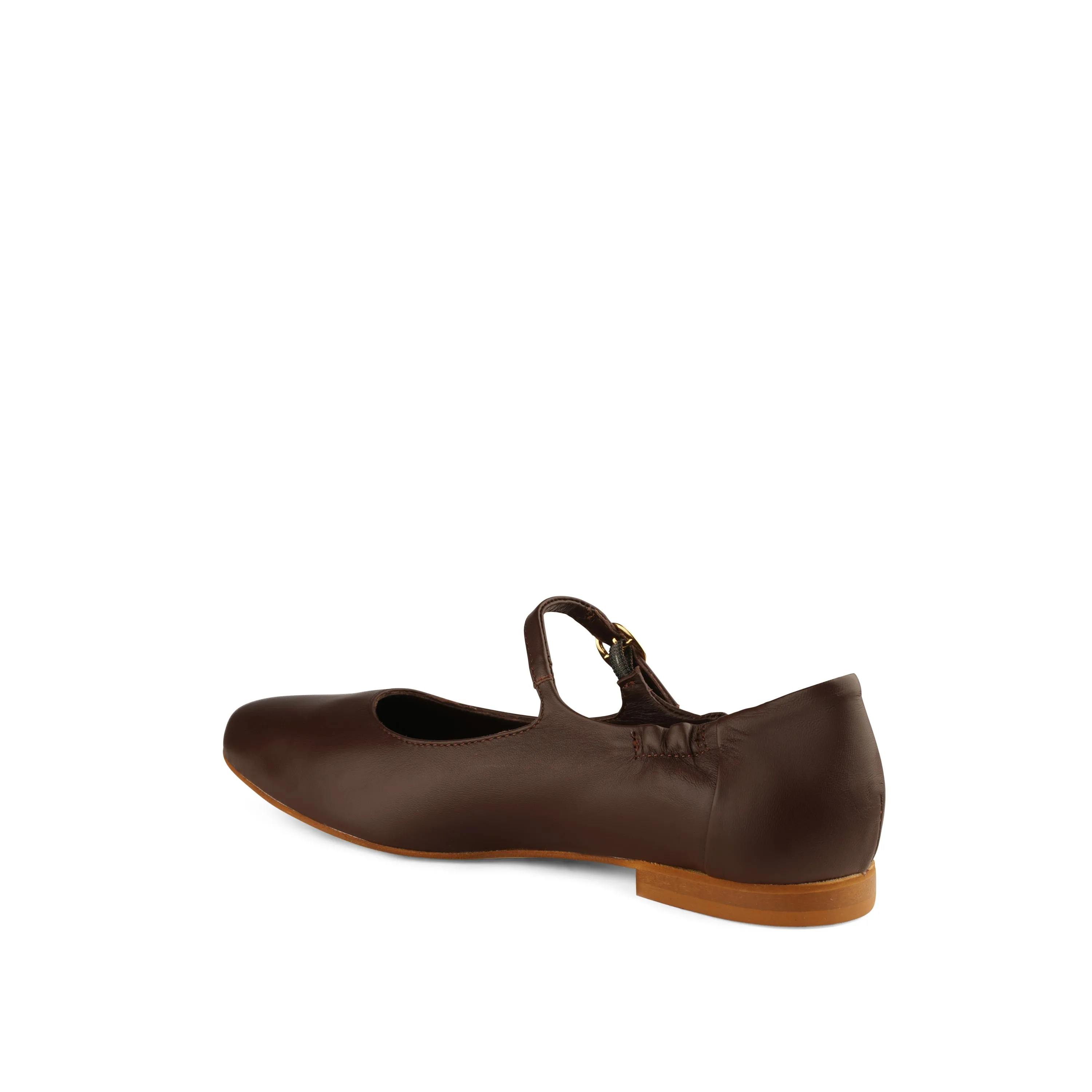 Melia Flexlite Flats Chocolate