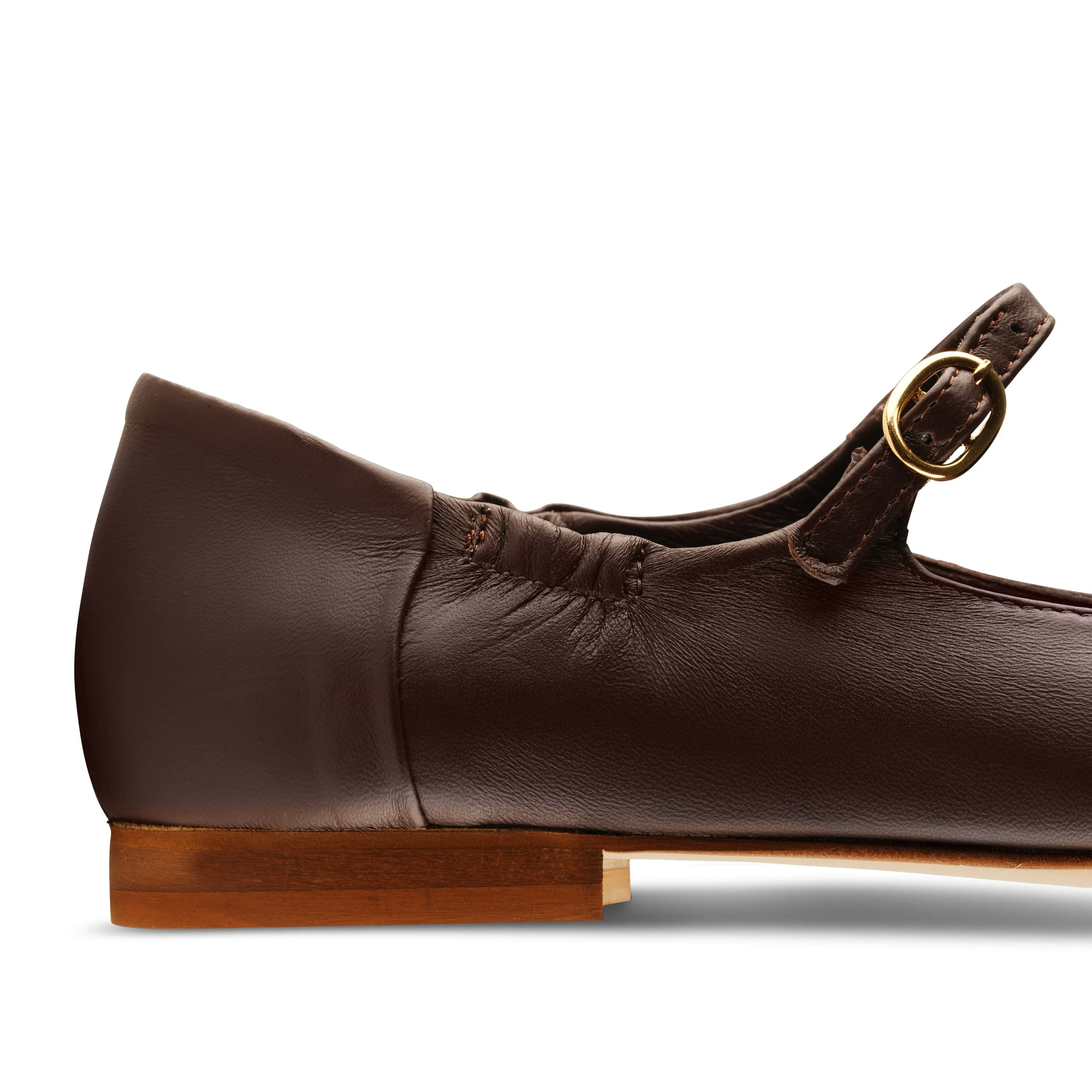 Melia Flexlite Flats Chocolate