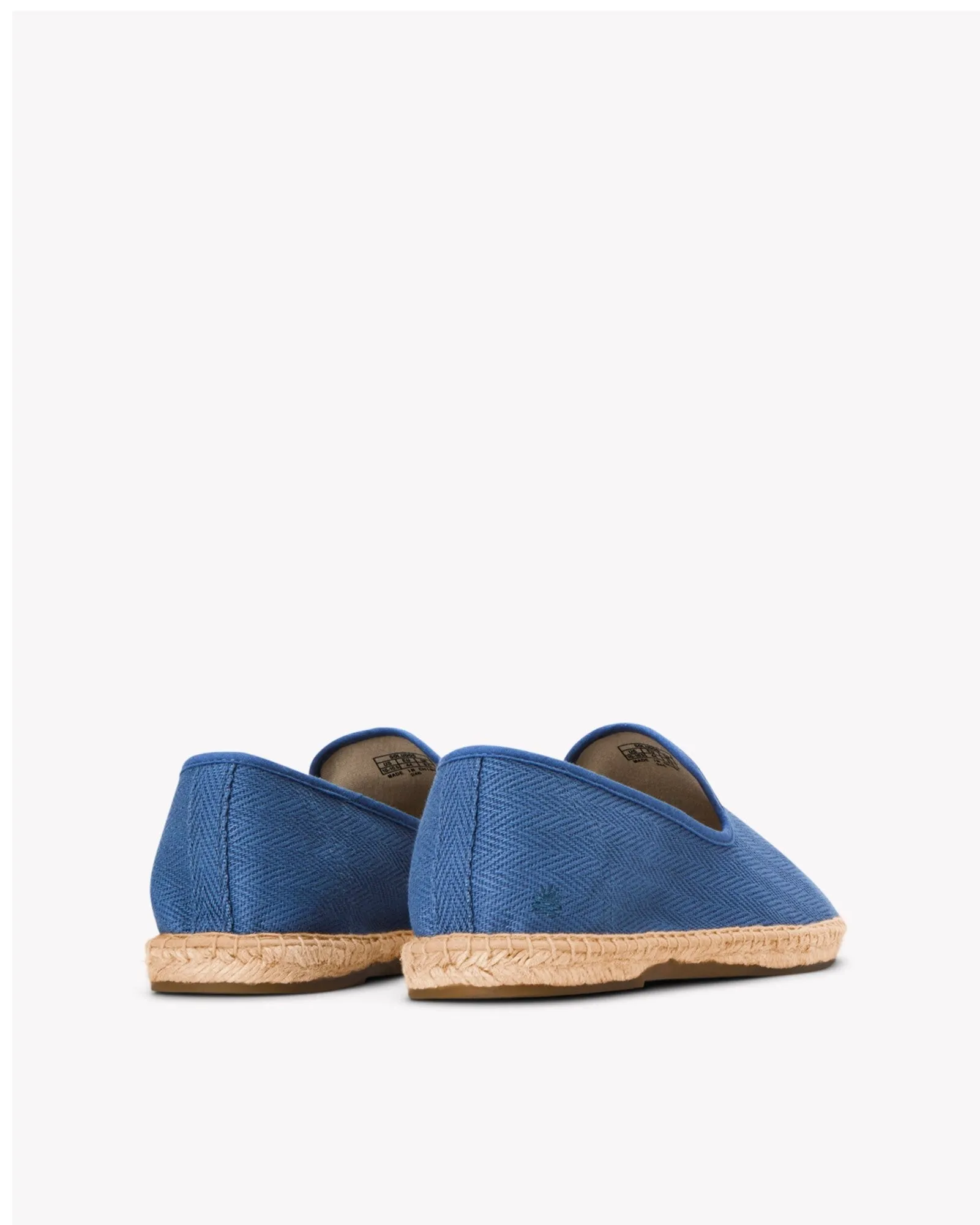 Mens_Espadrilles_The Smoking_Herringbone Colors_Blue - Tonal