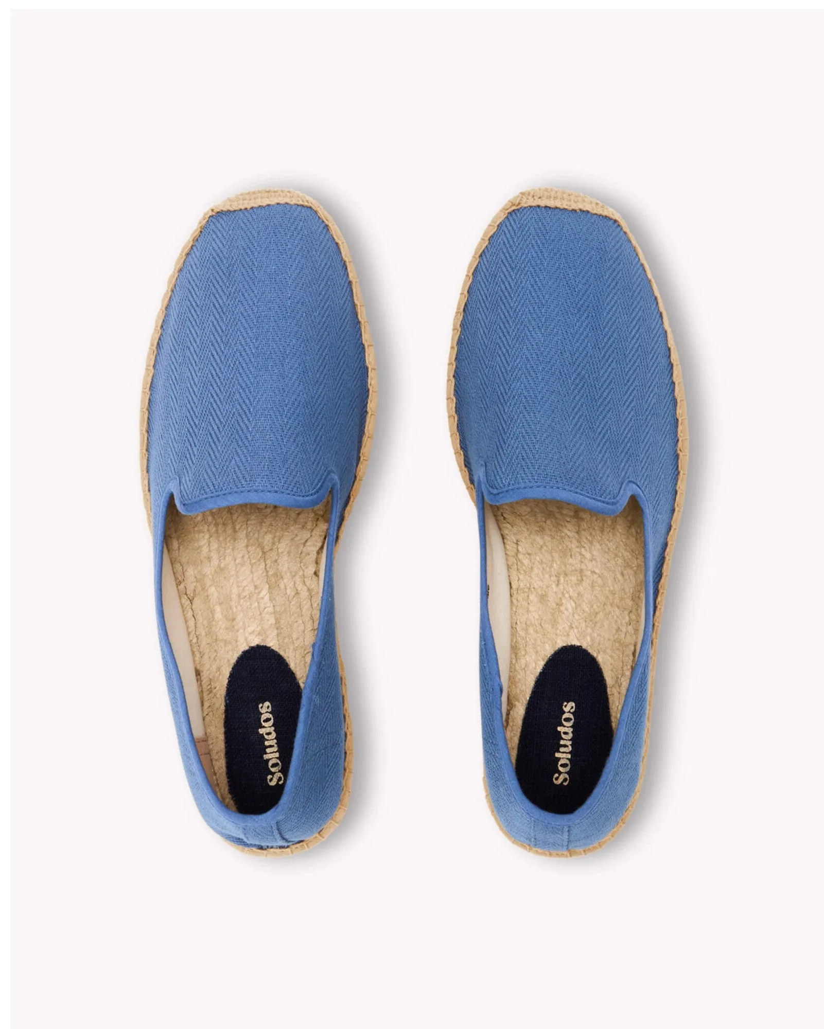 Mens_Espadrilles_The Smoking_Herringbone Colors_Blue - Tonal