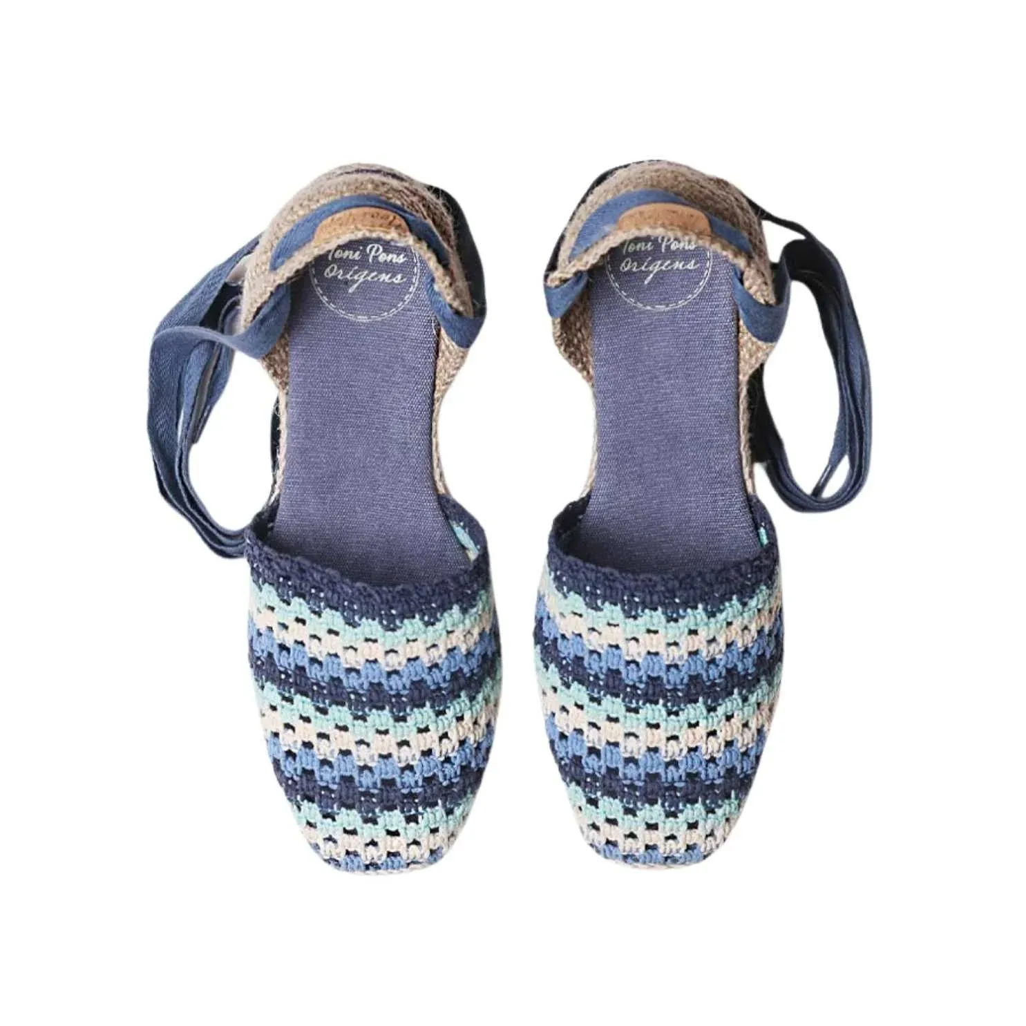 Multicolored Cotton Blend Espadrilles For Women - Georgina
