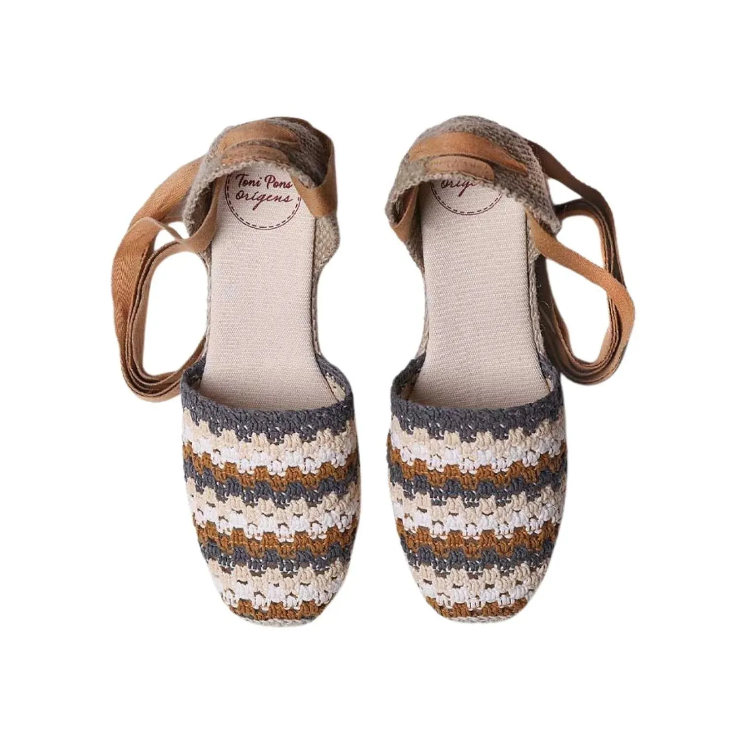 Multicolored Cotton Blend Espadrilles For Women - Georgina