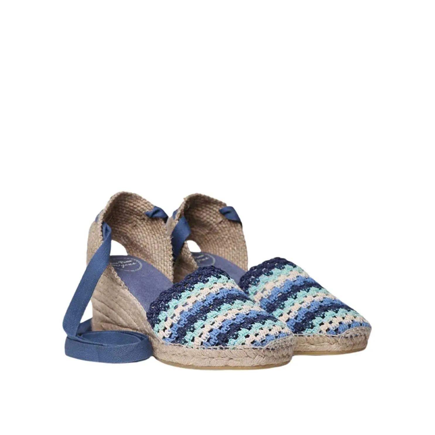 Multicolored Cotton Blend Espadrilles For Women - Georgina