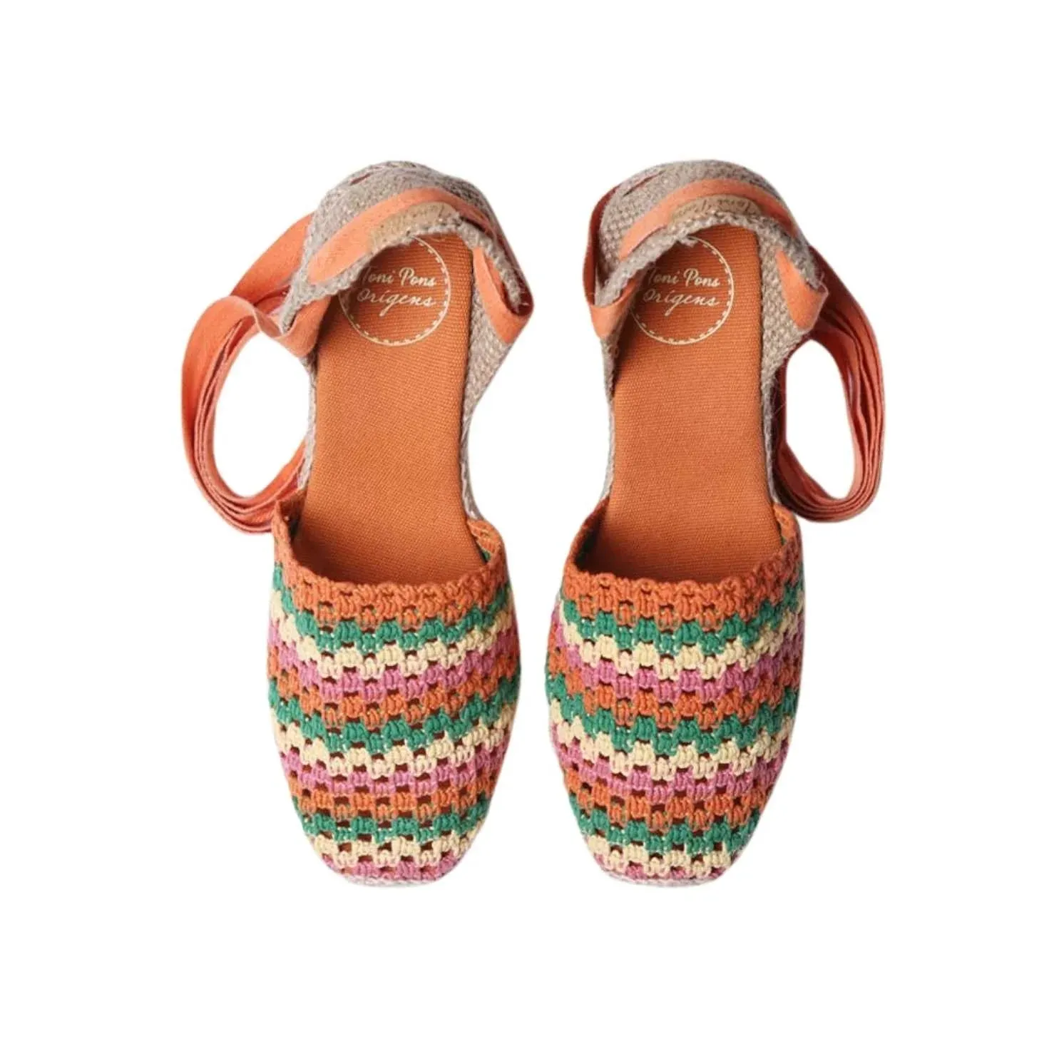 Multicolored Cotton Blend Espadrilles For Women - Georgina