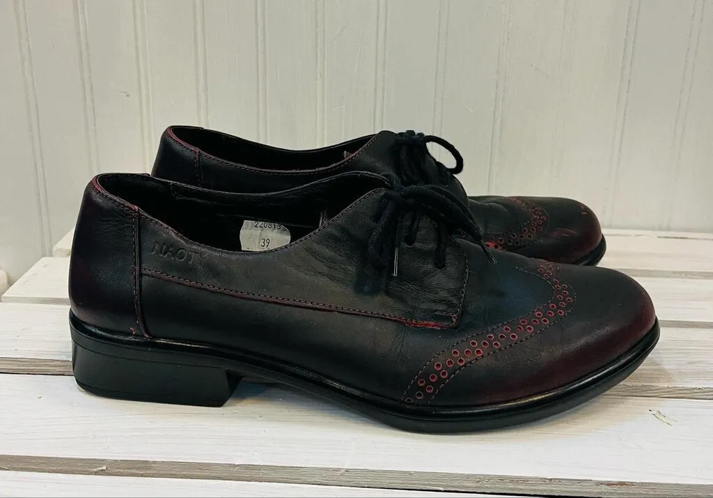 Naot Lace-Up Oxford Loafers - Size 39