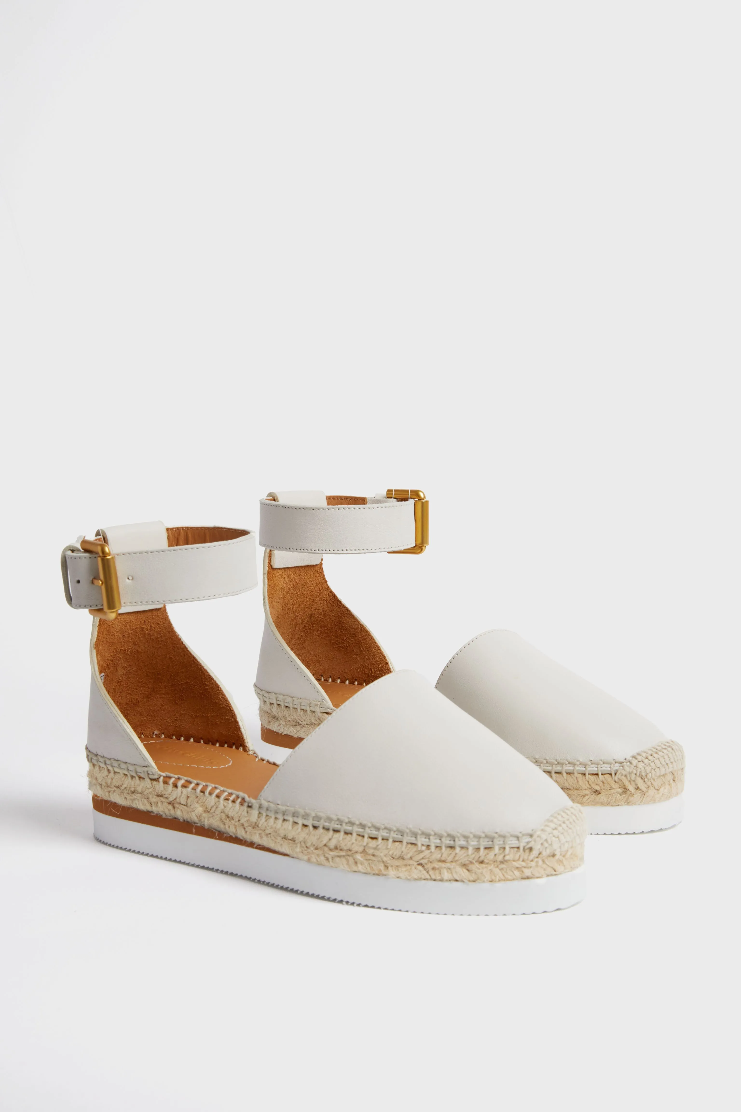Natural Glyn Closed Toe Espadrilles