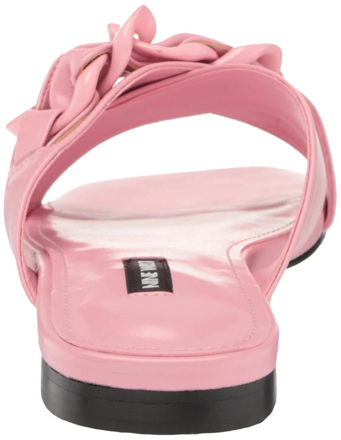 Nine West Misty Light Pink Fashion Slip On Open Rounded Toe Straps Sandals