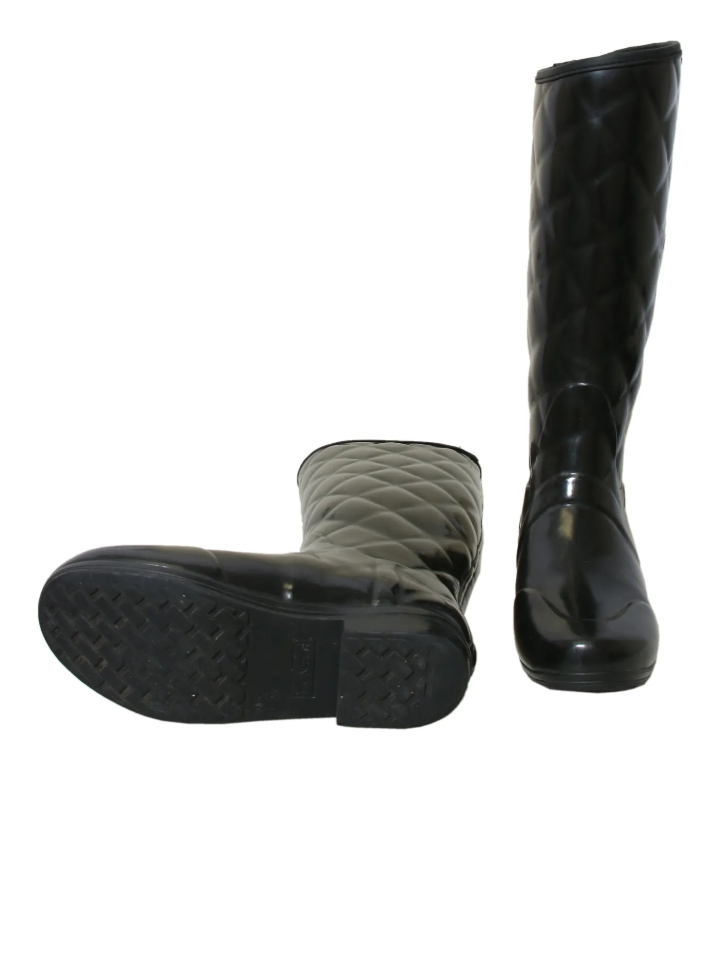 Quilted Rubber Rain Boots