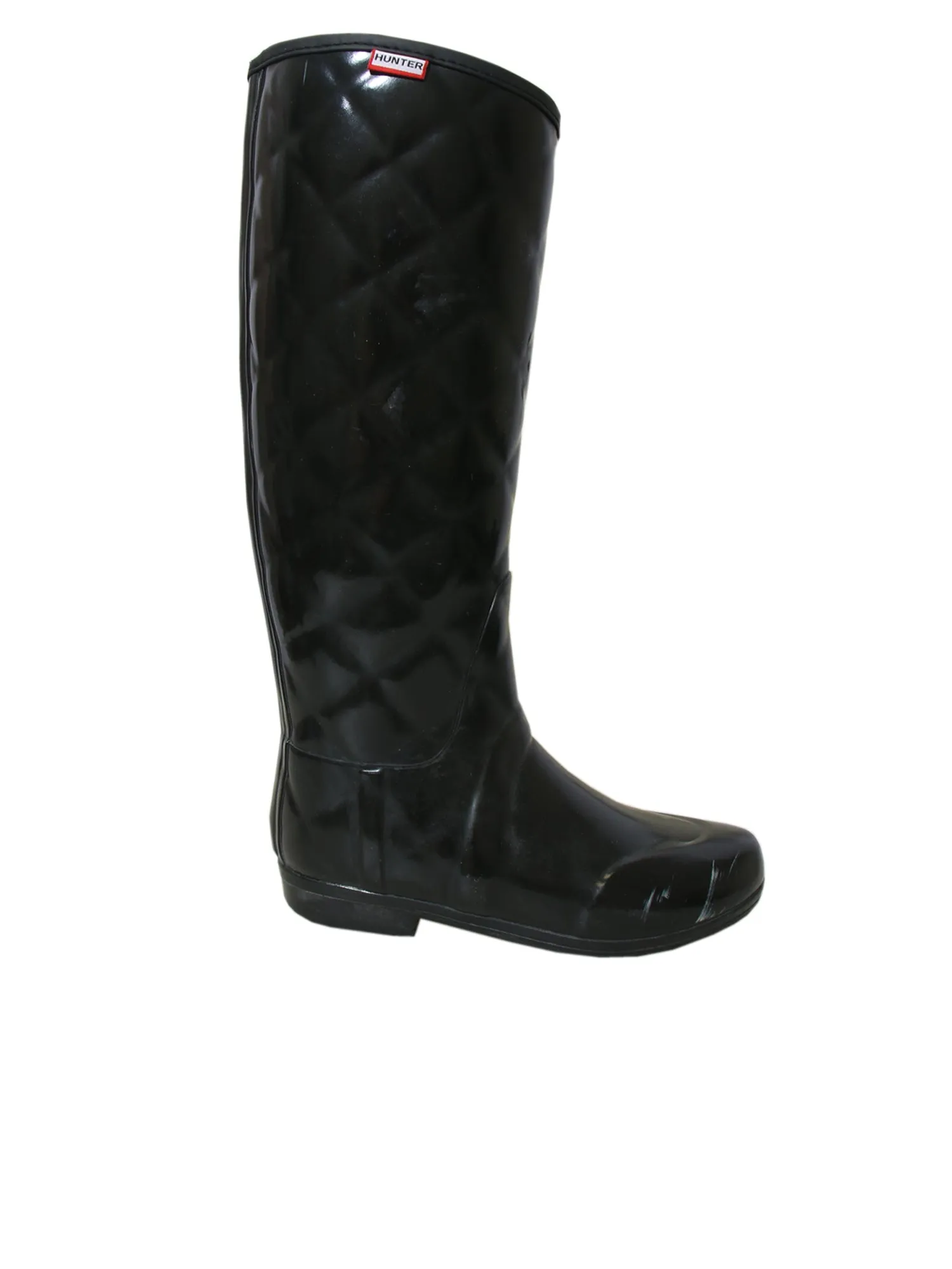 Quilted Rubber Rain Boots