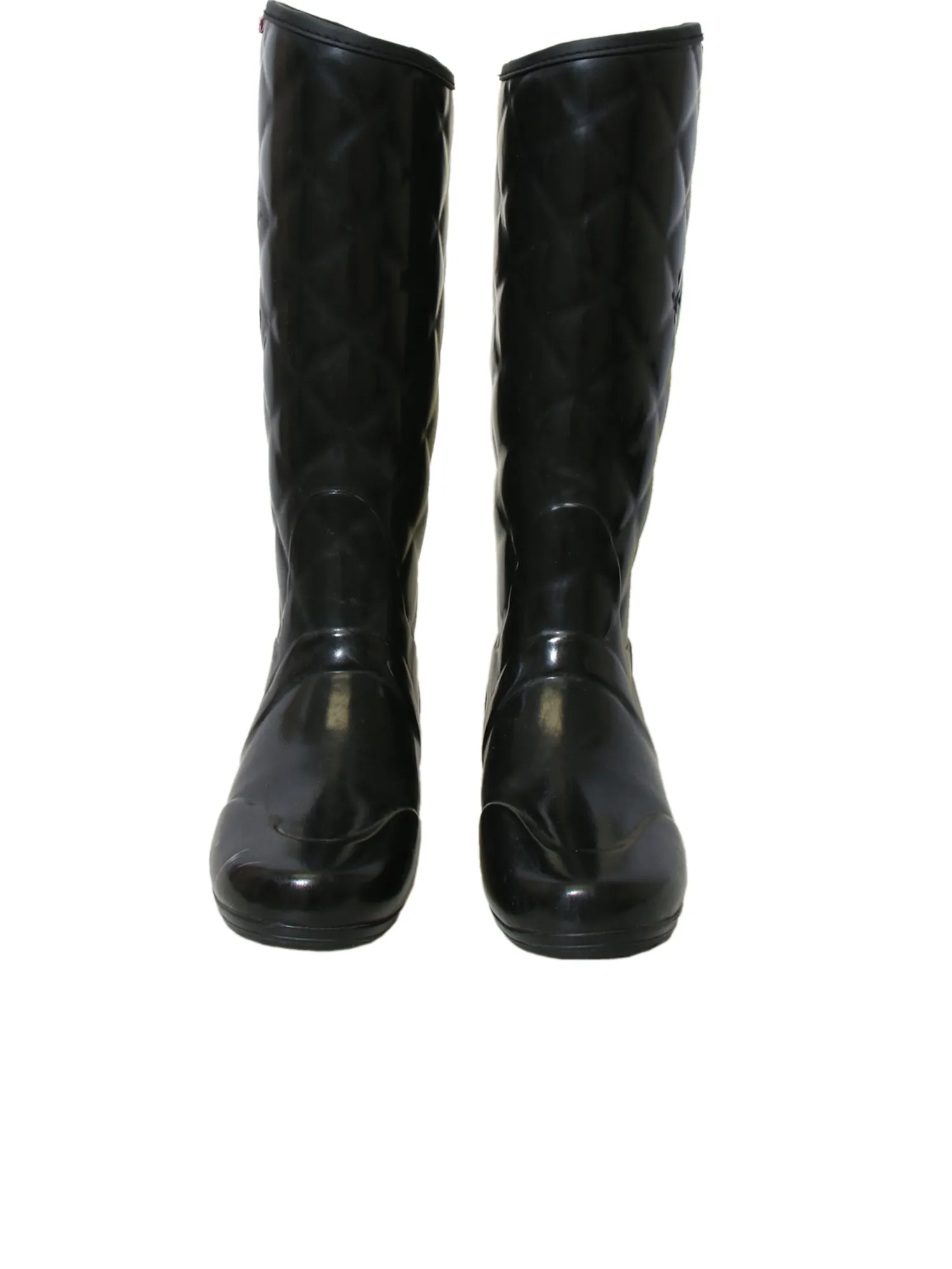 Quilted Rubber Rain Boots