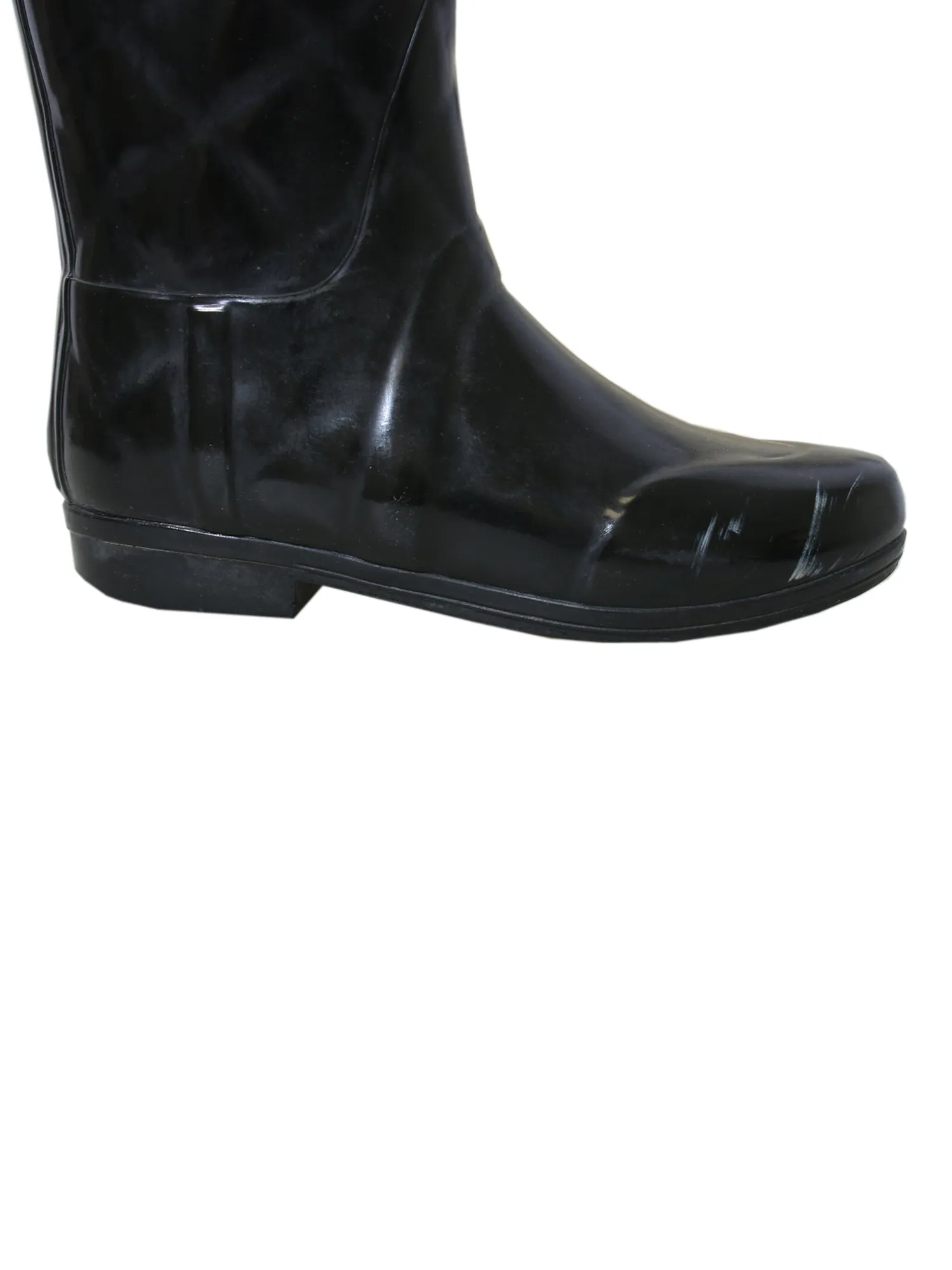 Quilted Rubber Rain Boots