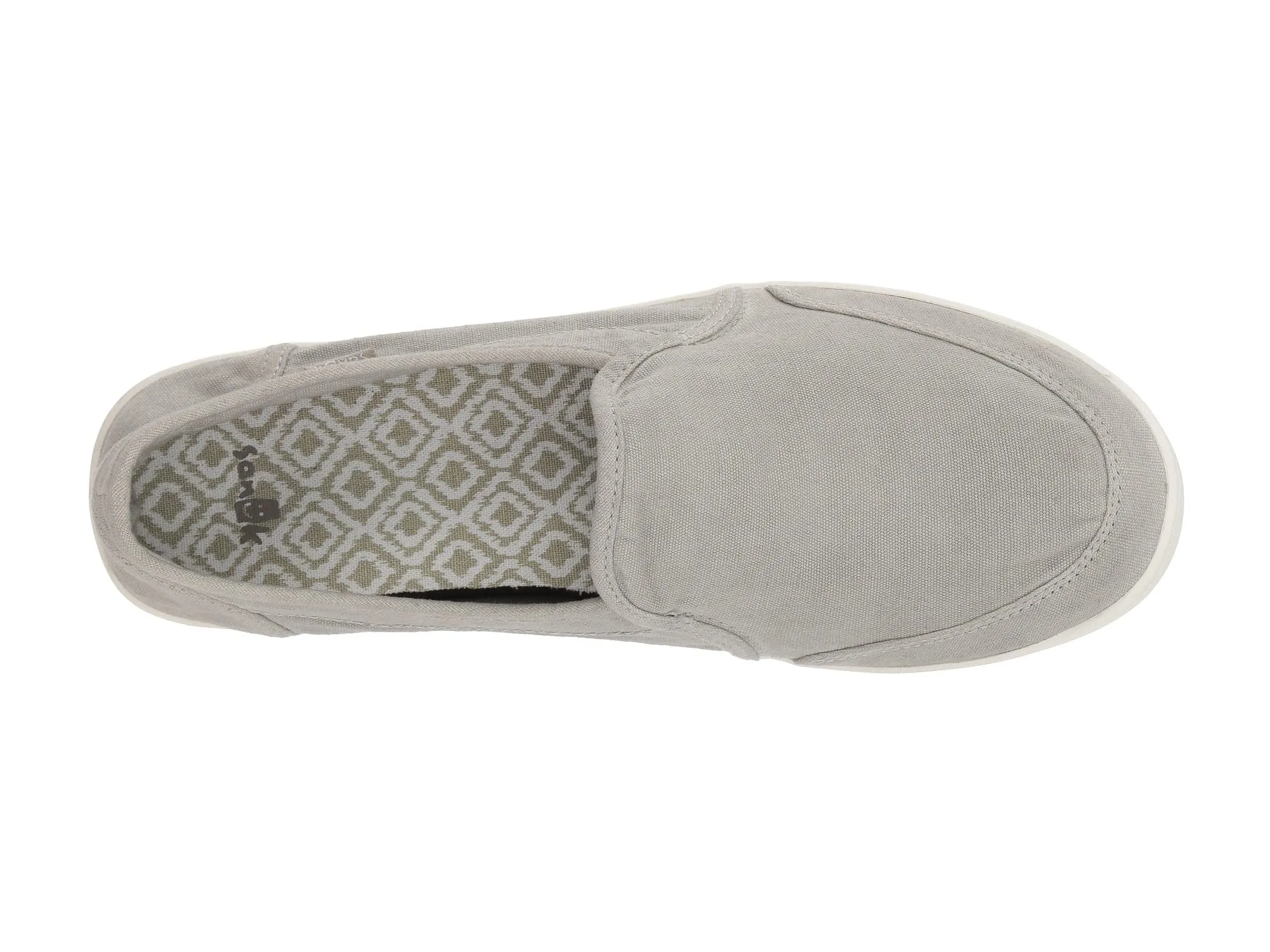Sanuk PAIR O DICE Casual Canvas Rounded Toe Slip On Loafers HARBOR MIST