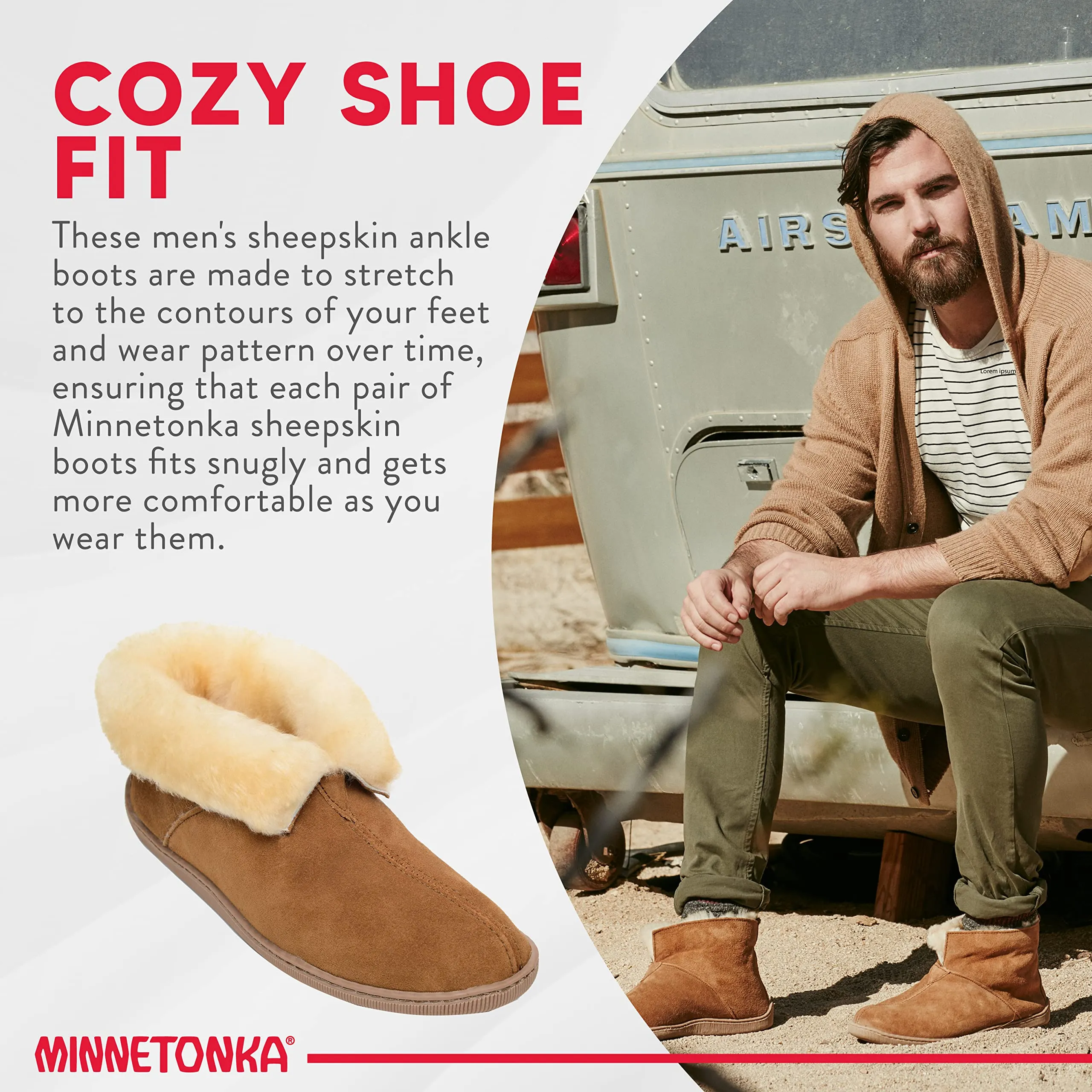 Sheepskin Ankle Boot - Men