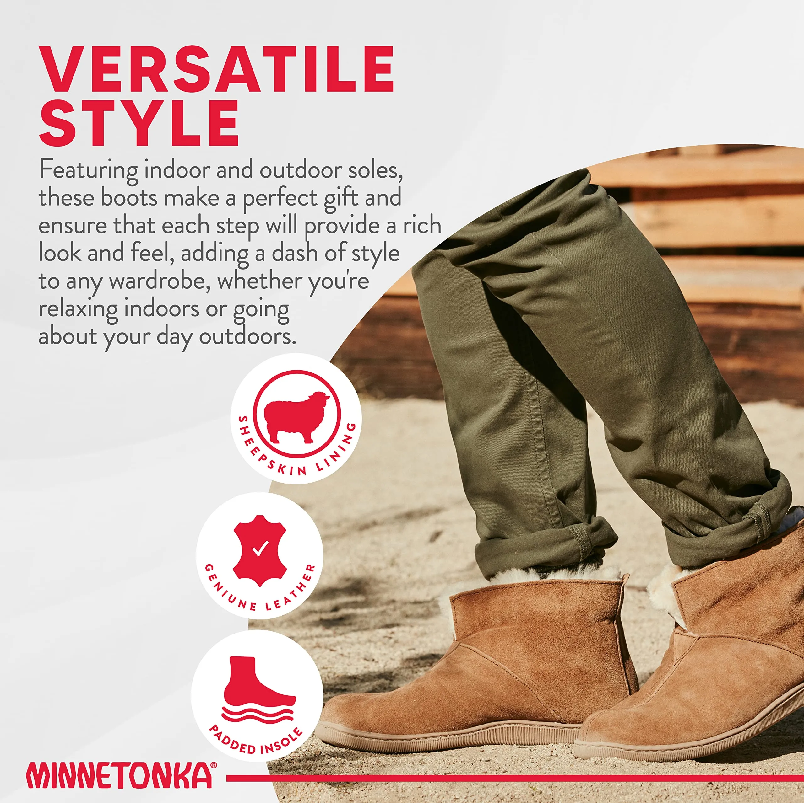 Sheepskin Ankle Boot - Men